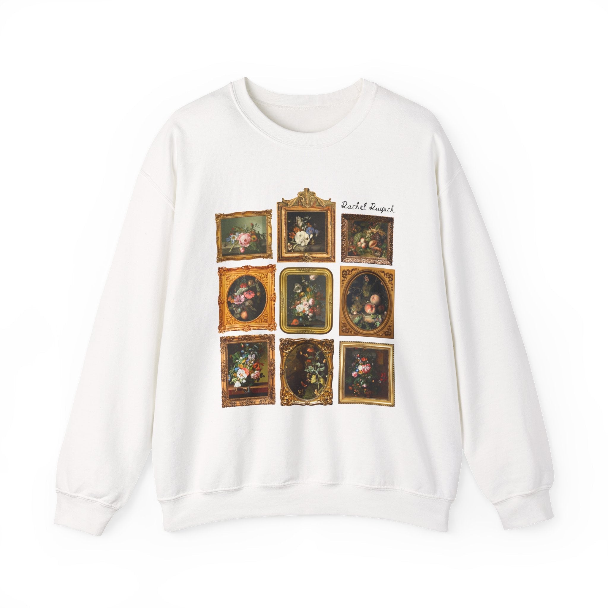 Rachel Ruysch Famous Painting Sweatshirt, Dutch Floral Still Life Painting, 17th Century Art Historian, History Lover, Humanities Major Gift - Opal and June