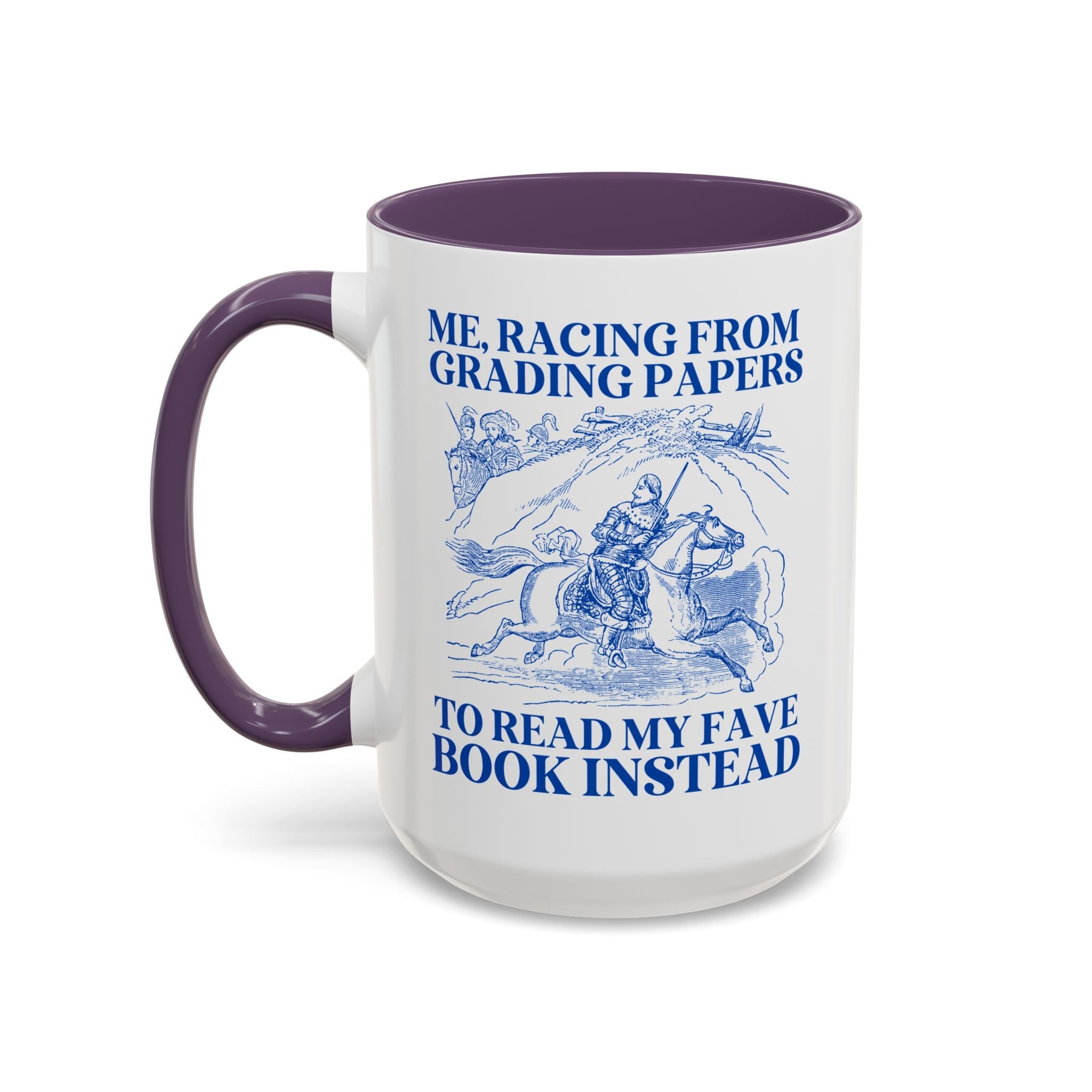 Racing from Grading Papers Mug - Opal and June