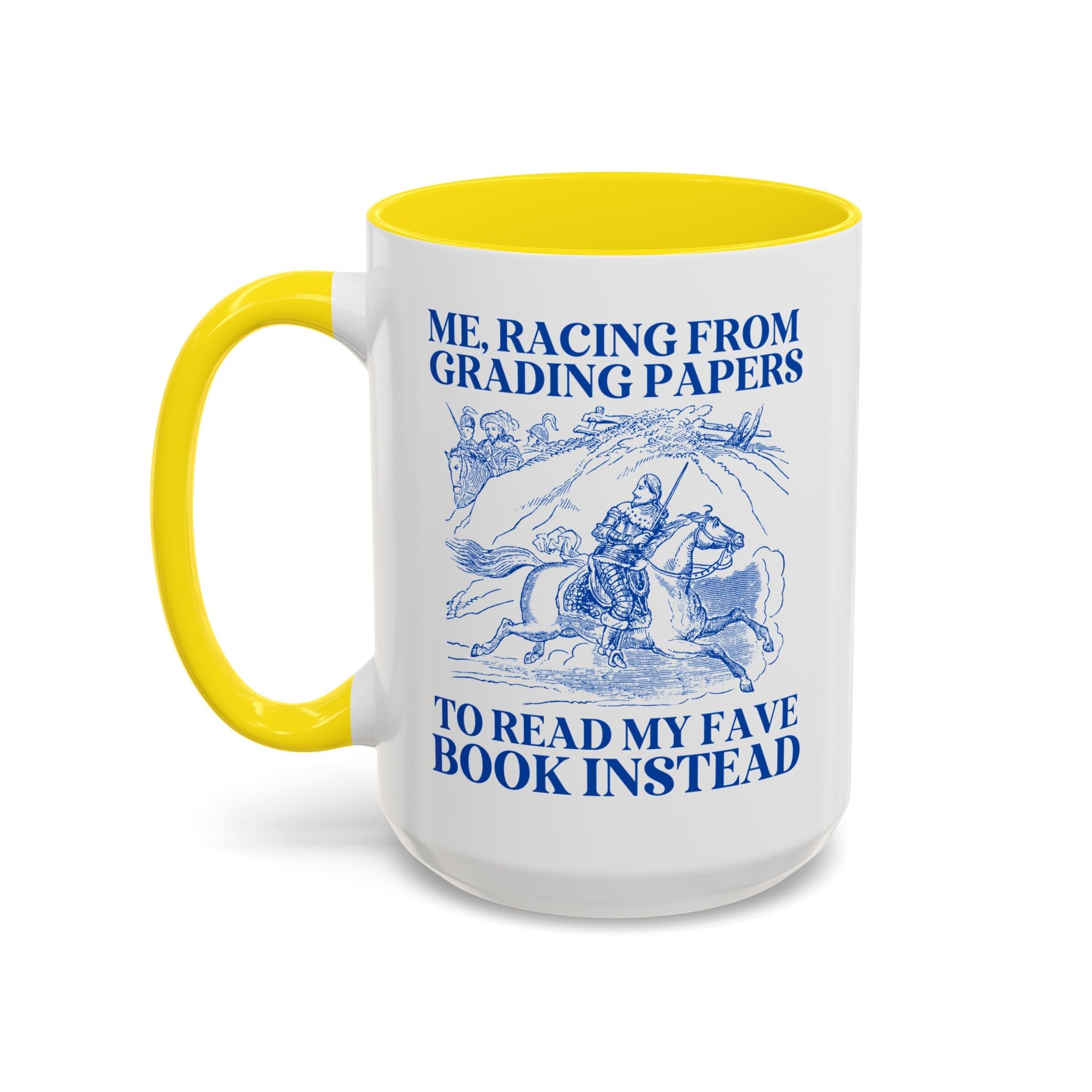 Racing from Grading Papers Mug - Opal and June