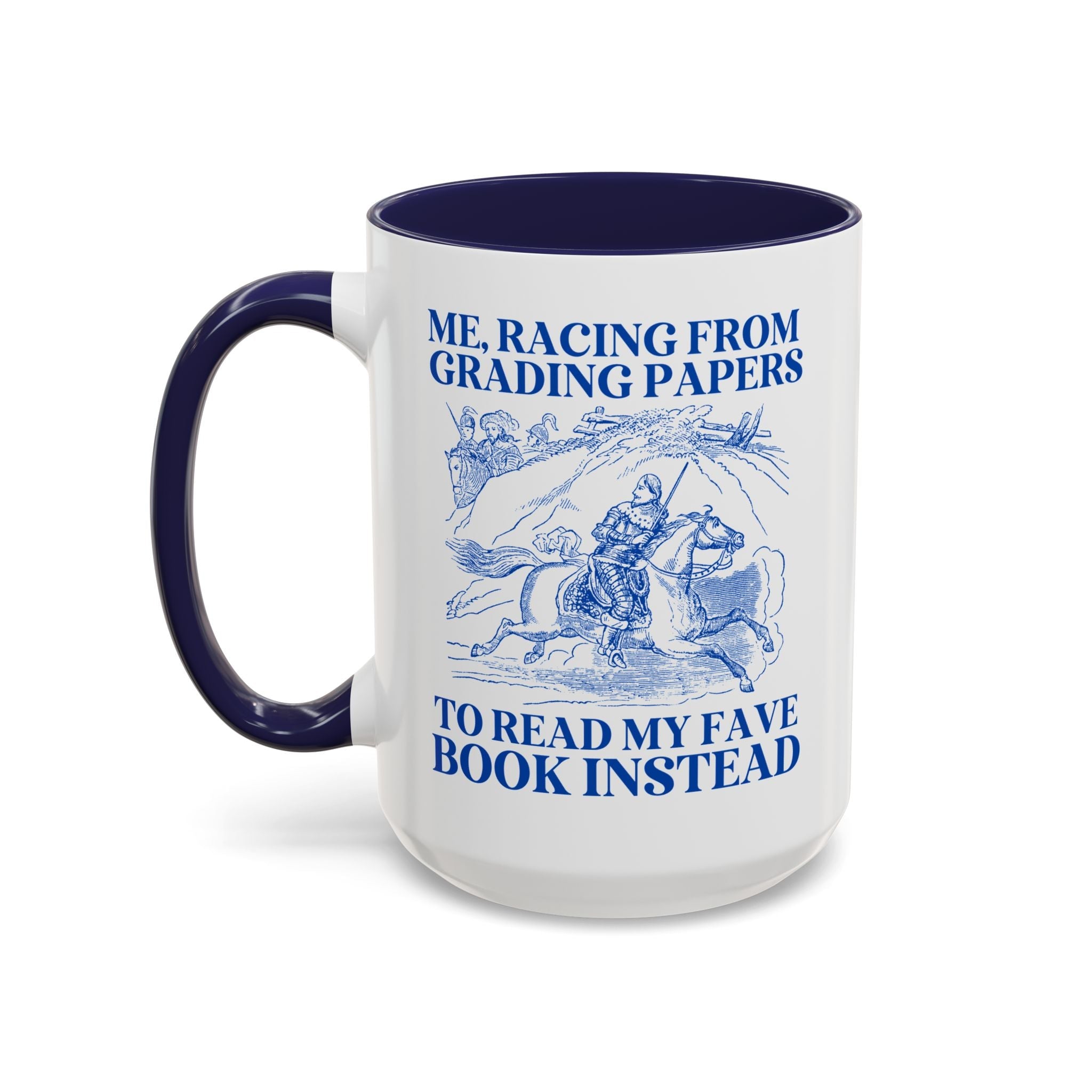 Racing from Grading Papers Mug - Opal and June