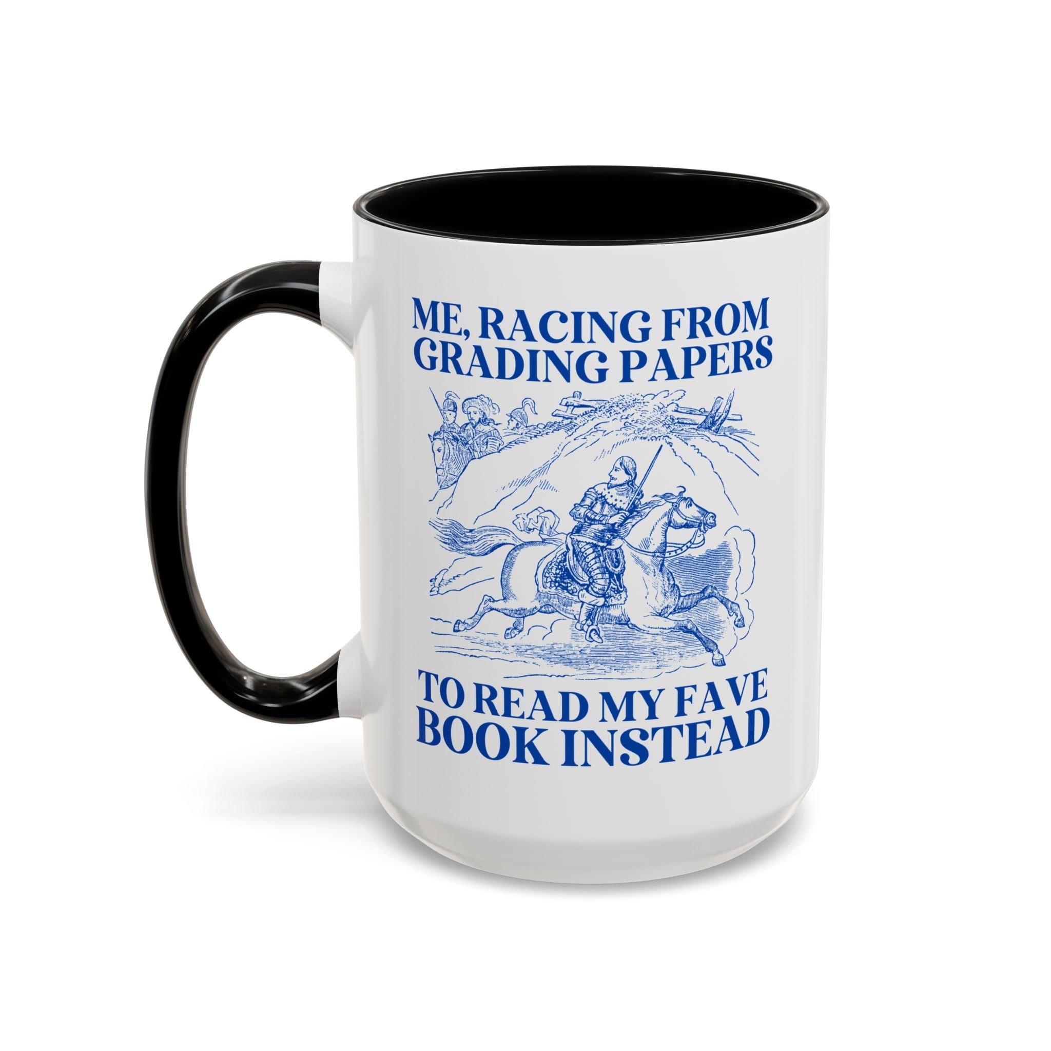 Racing from Grading Papers Mug - Opal and June