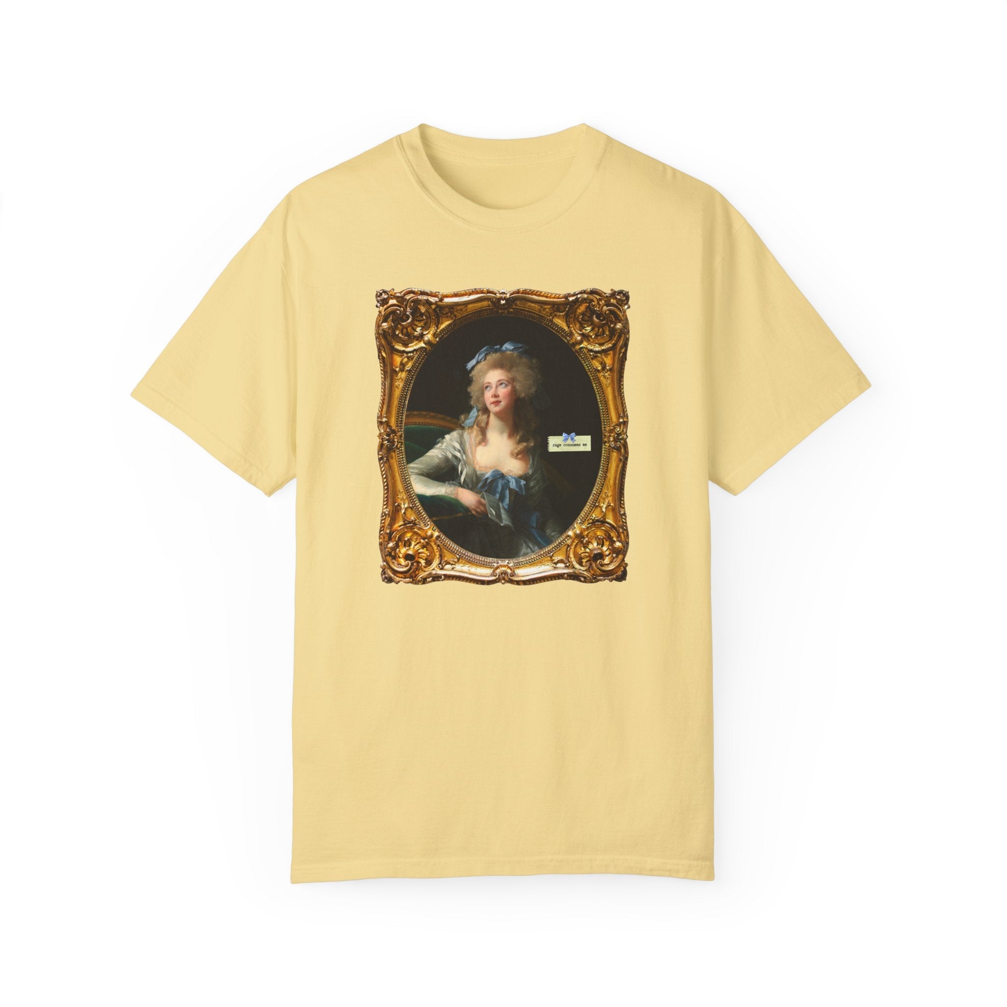 Rage Consumes Me: Funny Art History Tee Shirt, Madame Grand by Elisabeth Vigee Le Brun, French Art History T-Shirt, Women's Rights Feminist - Opal and June
