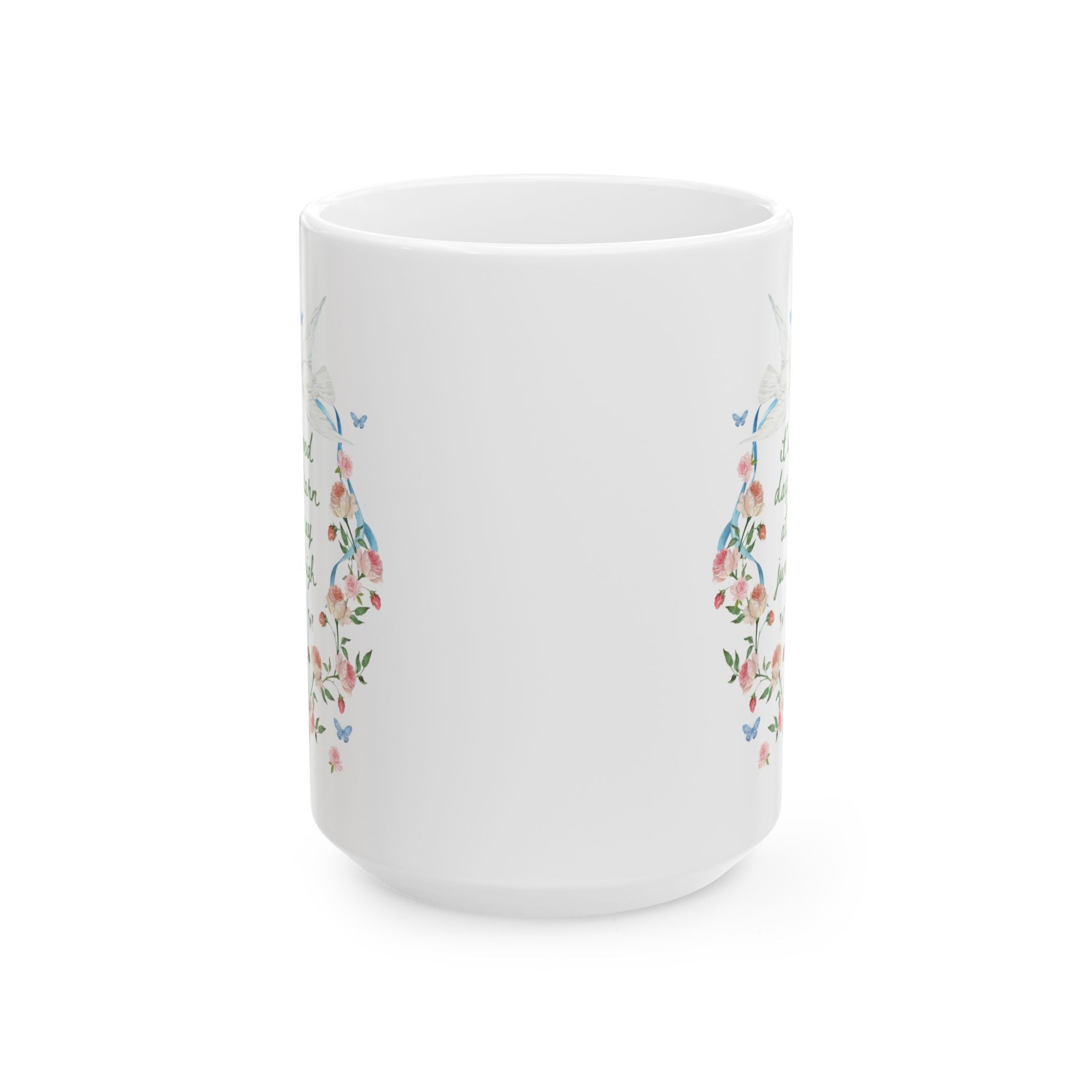 Ramay Junior High School 15 Oz Coffee Mug: It's a Good Day to Learn at Ramay Junior High | FPS + Opal and June Coffee Mug, Fayetteville Public Schools - Opal and June