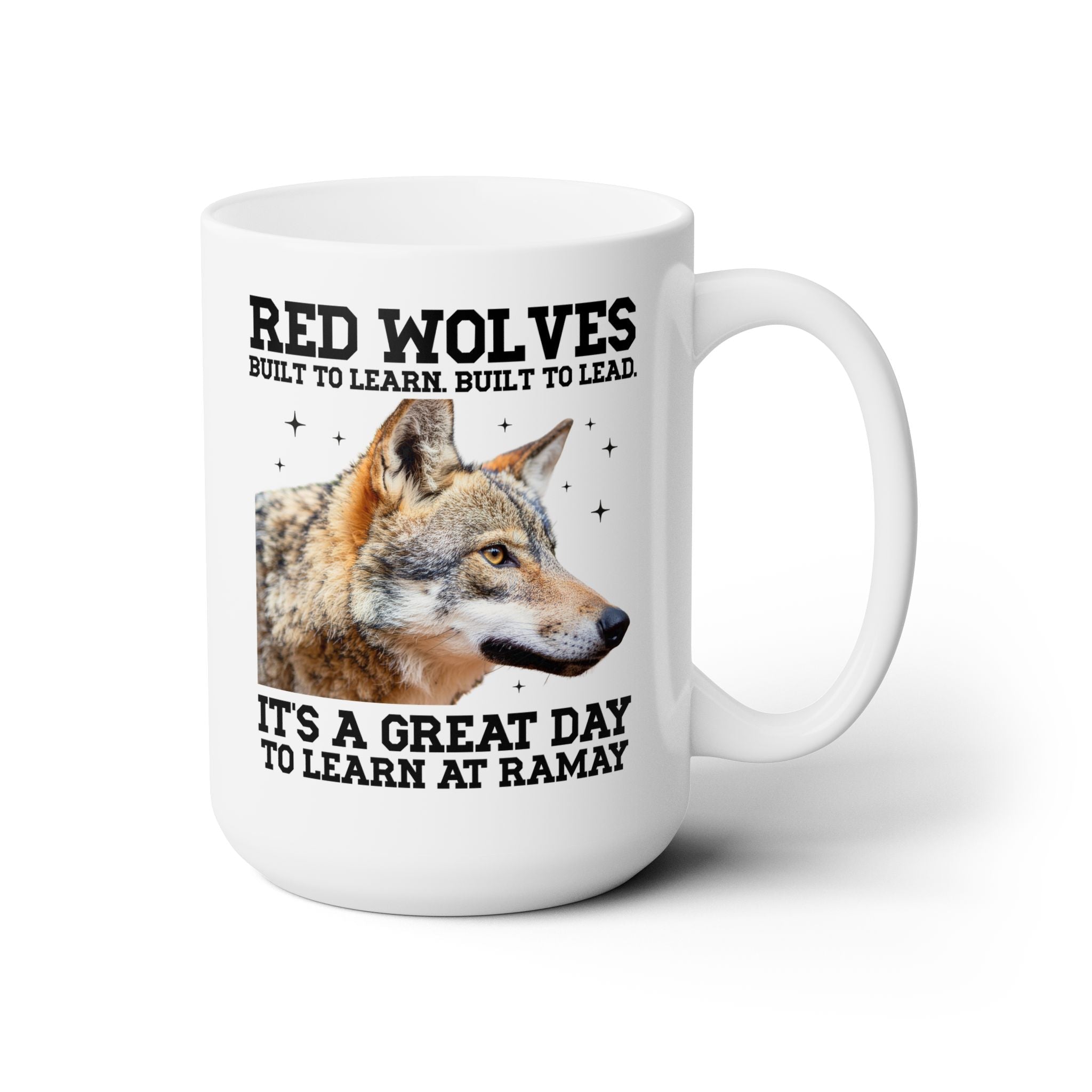 Ramay Junior High School: Built to Learn. Built to Lead. | FPS + Opal and June 15 Oz Coffee Mug, Fayetteville Public Schools - Opal and June