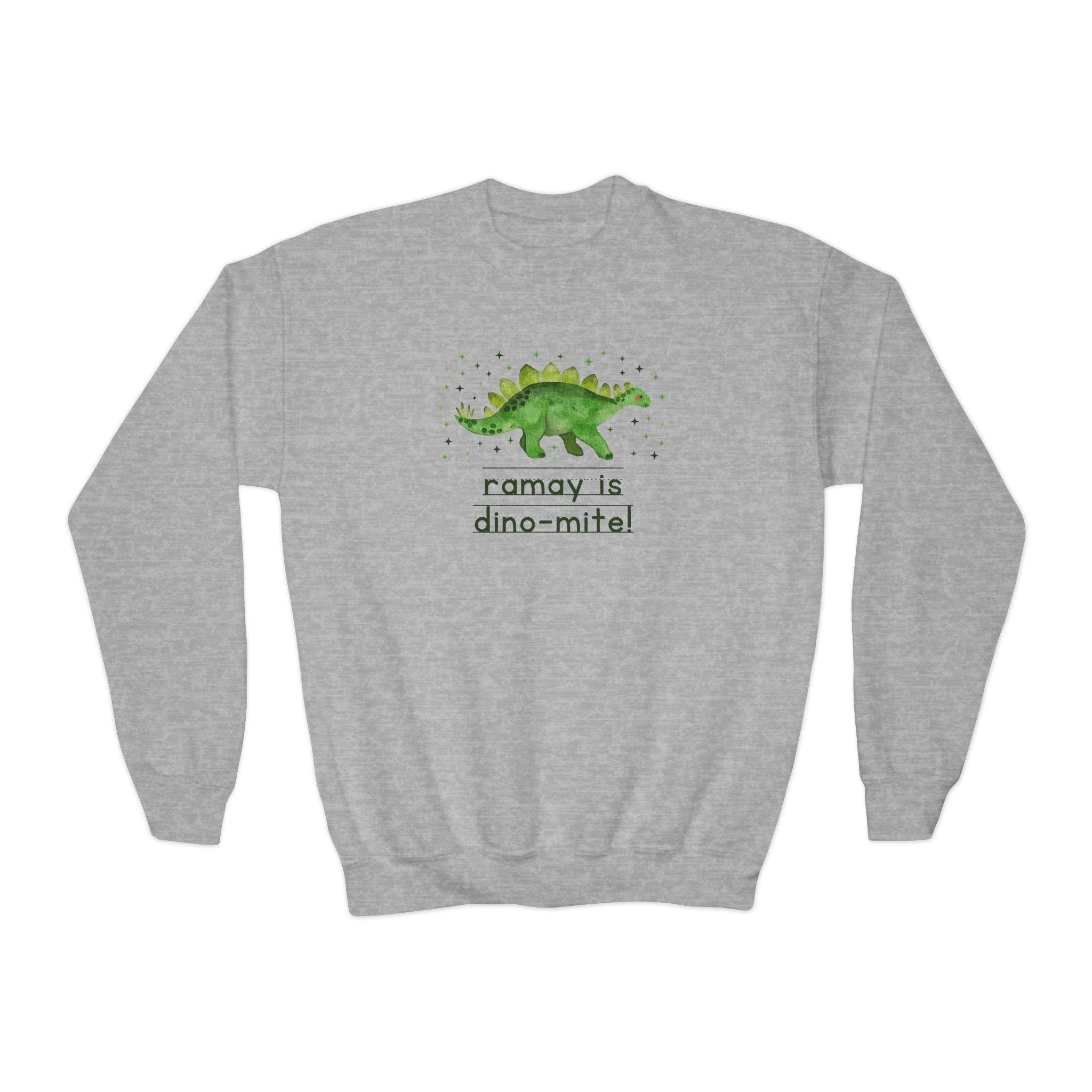 Ramay Junior High School Kids Sweatshirt: Ramay is Dino - Mite! - Opal and June