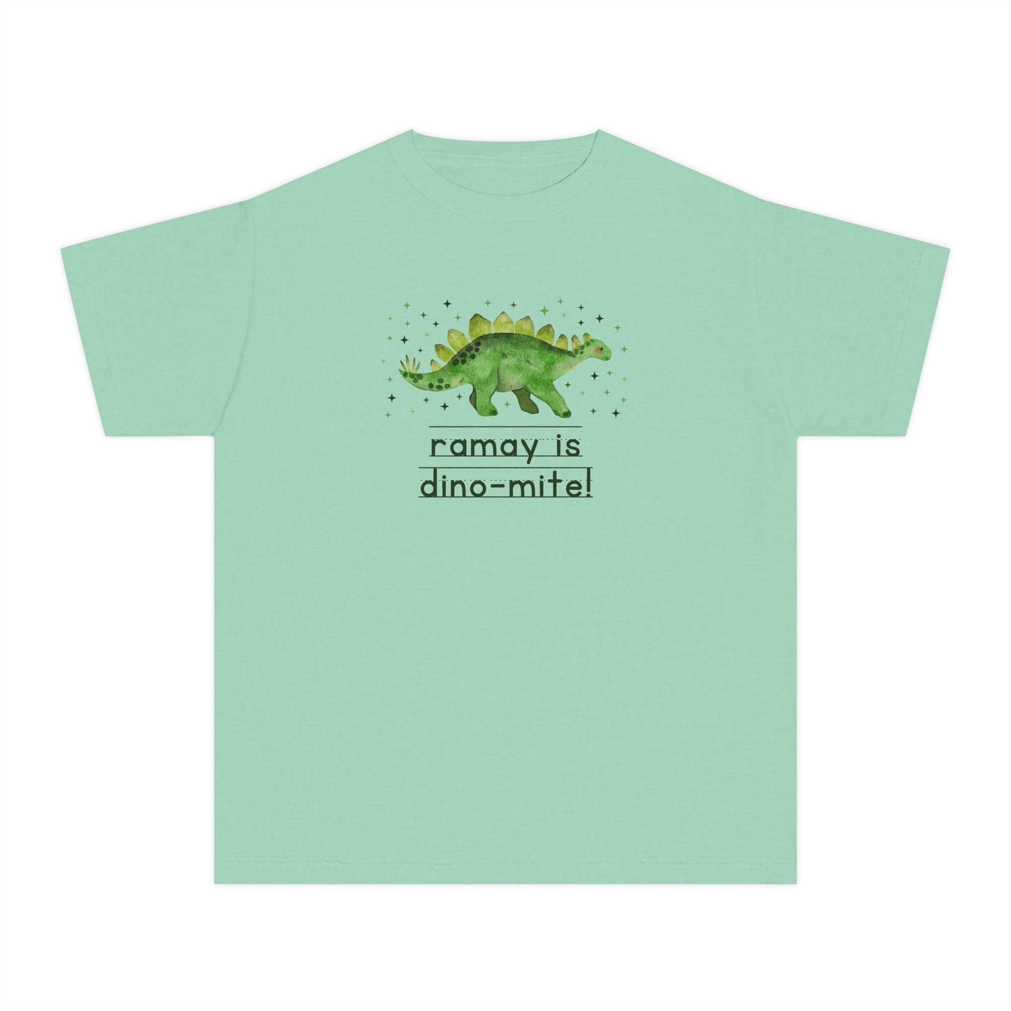 Ramay Junior High School Kids Tee Shirt: Ramay is Dino - Mite! - Opal and June