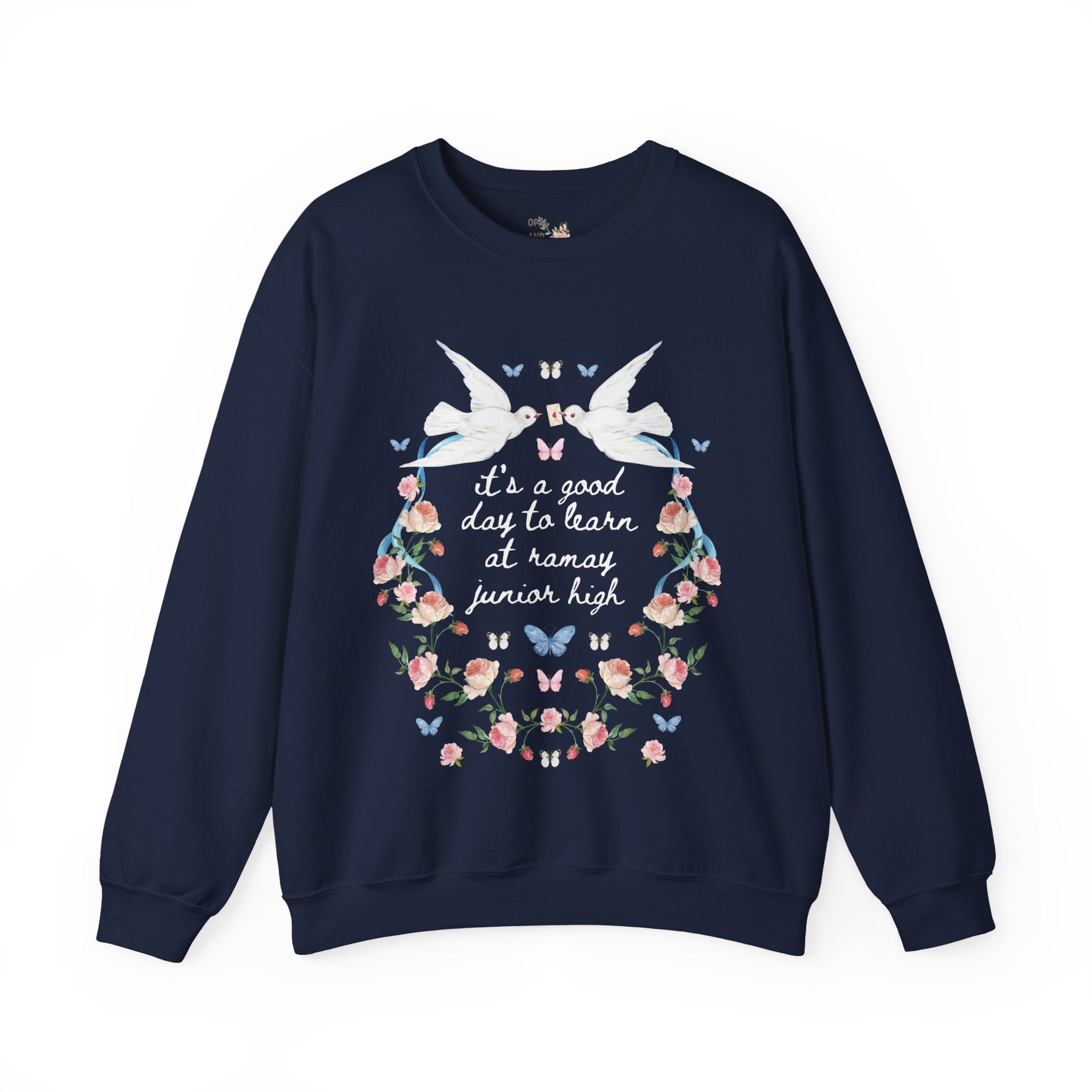 Ramay Junior High School Sweatshirt: It's a Good Day to Learn at Ramay Junior High | FPS + Opal and June Sweatshirt, Fayetteville Public Schools - Opal and June