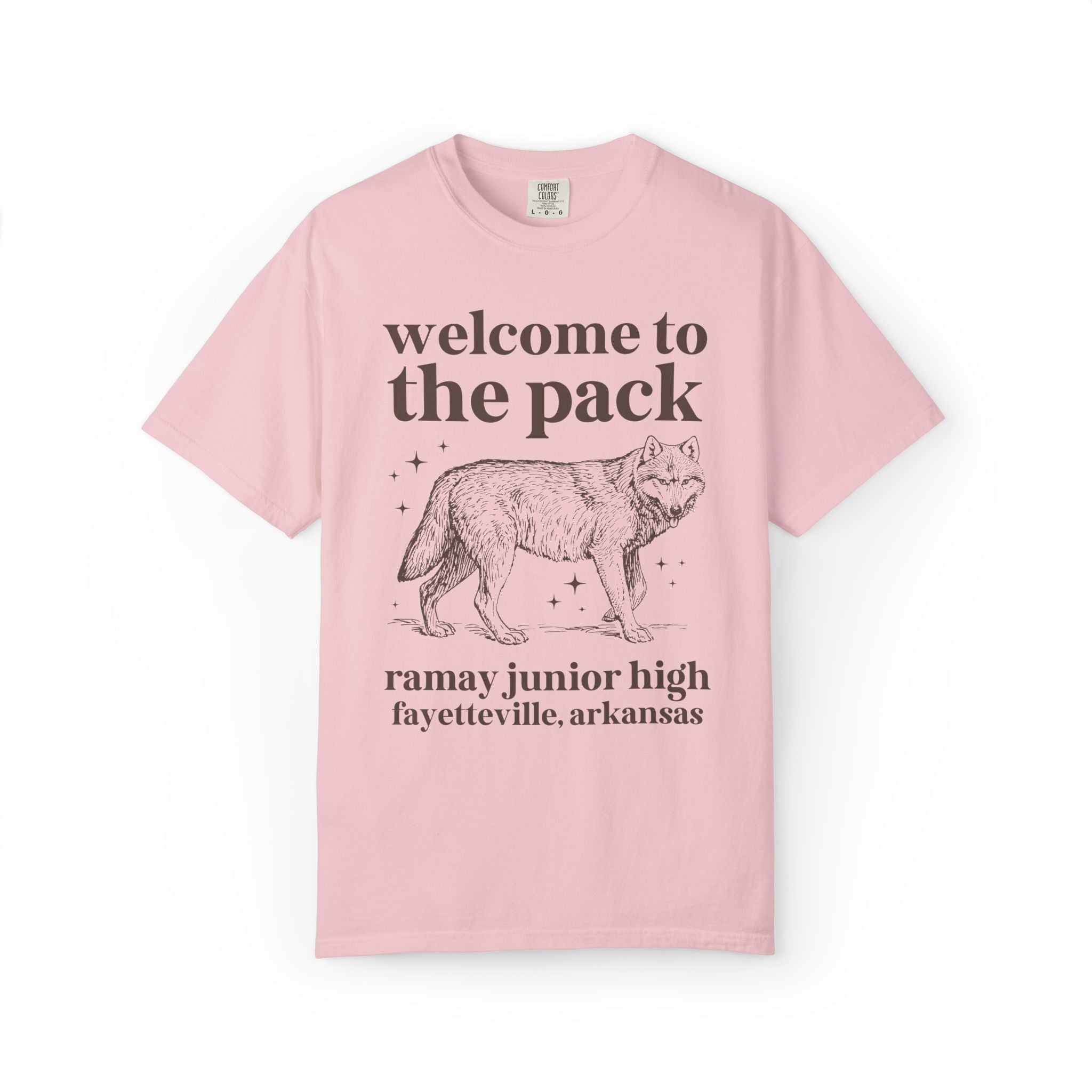 Ramay Junior High School Tee Shirt: Welcome to the Pack | FPS + Opal and June Tee Shirt, Fayetteville Public Schools - Opal and June