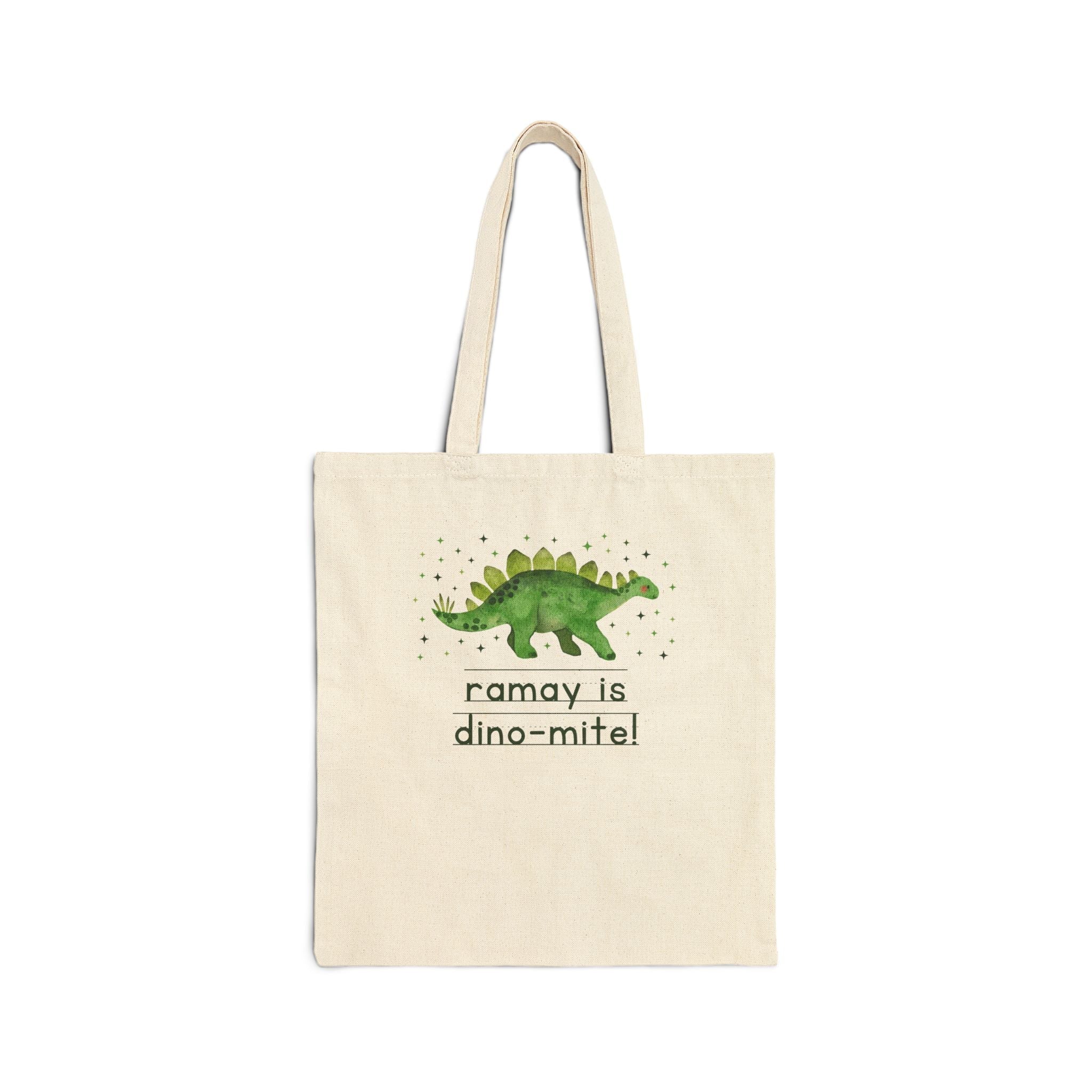 Ramay Junior High School Tote Bag: Ramay is Dino - Mite! - Opal and June