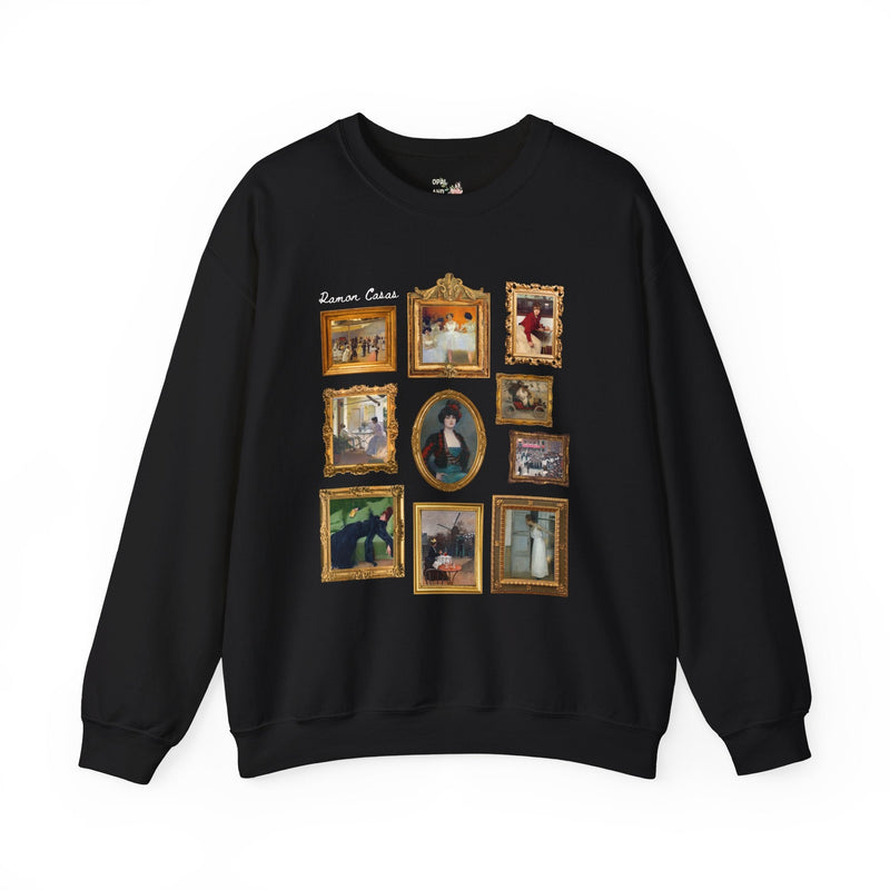 Ramon Casas Art History Sweatshirt: 19th Century European Art Shirt for Humanites Major or Art History Teacher, Catalan Art Nouveau Movement - Opal and June