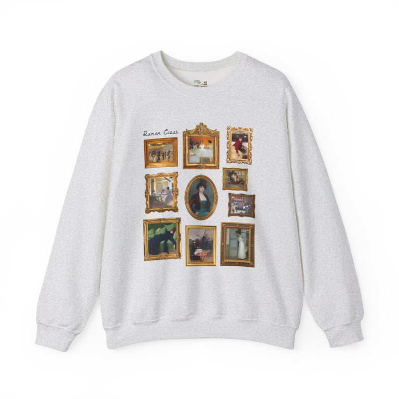 Ramon Casas Art History Sweatshirt: 19th Century European Art Shirt for Humanites Major or Art History Teacher, Catalan Art Nouveau Movement - Opal and June