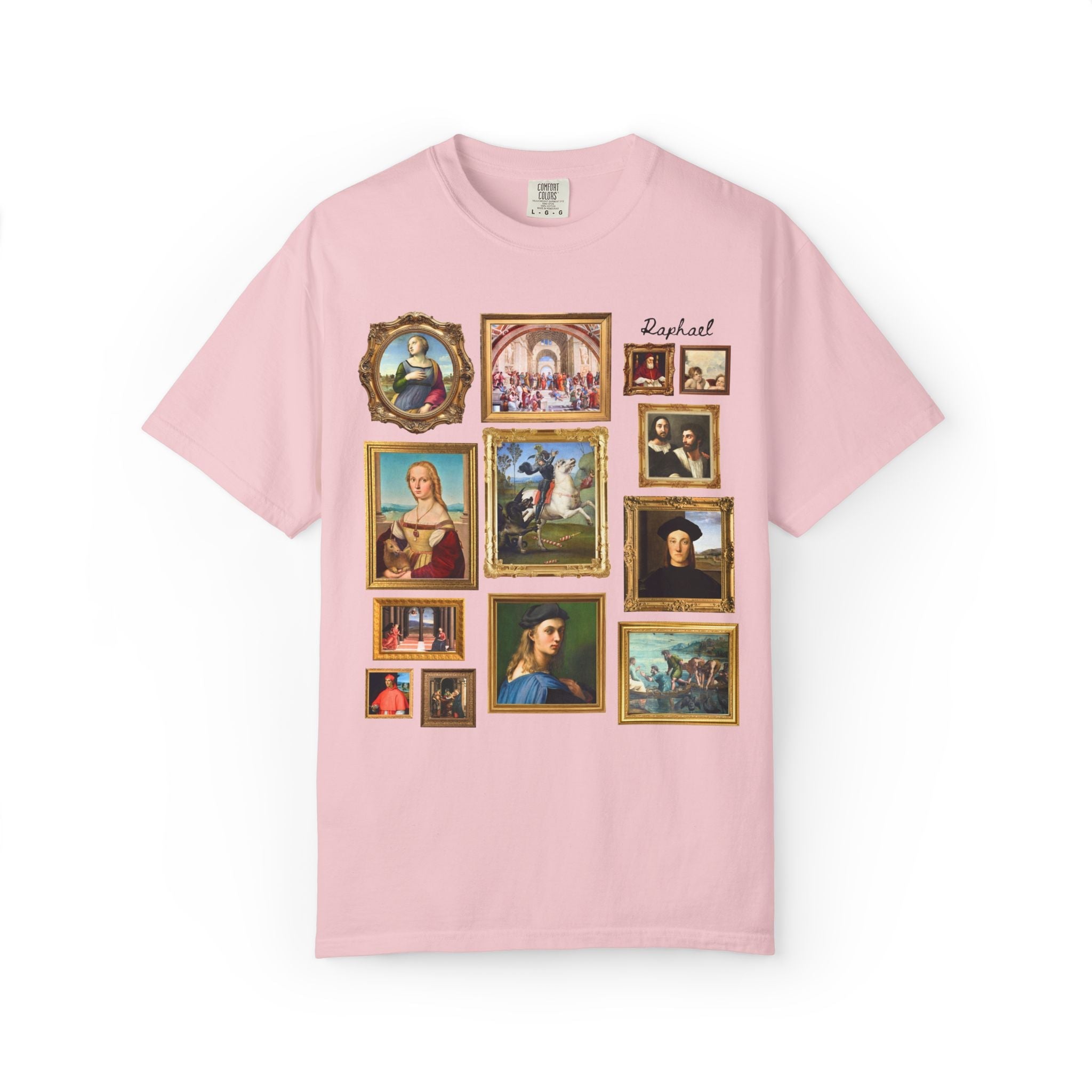 Raphael Art History Tee Shirt, Italian Art Historian Gift, High Renaissance Humanities Teacher or Humanities Major T-Shirt, 15th Century Art - Opal and June