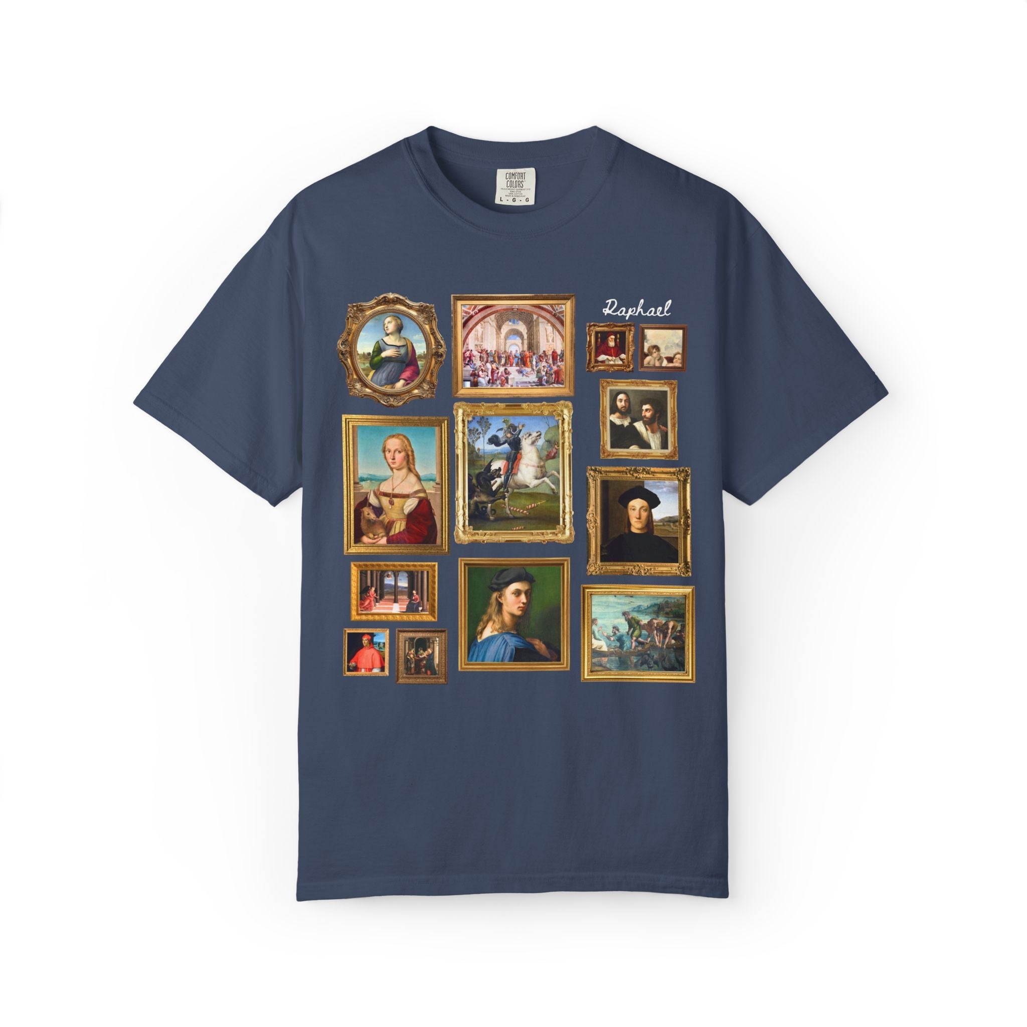 Raphael Art History Tee Shirt, Italian Art Historian Gift, High Renaissance Humanities Teacher or Humanities Major T-Shirt, 15th Century Art - Opal and June