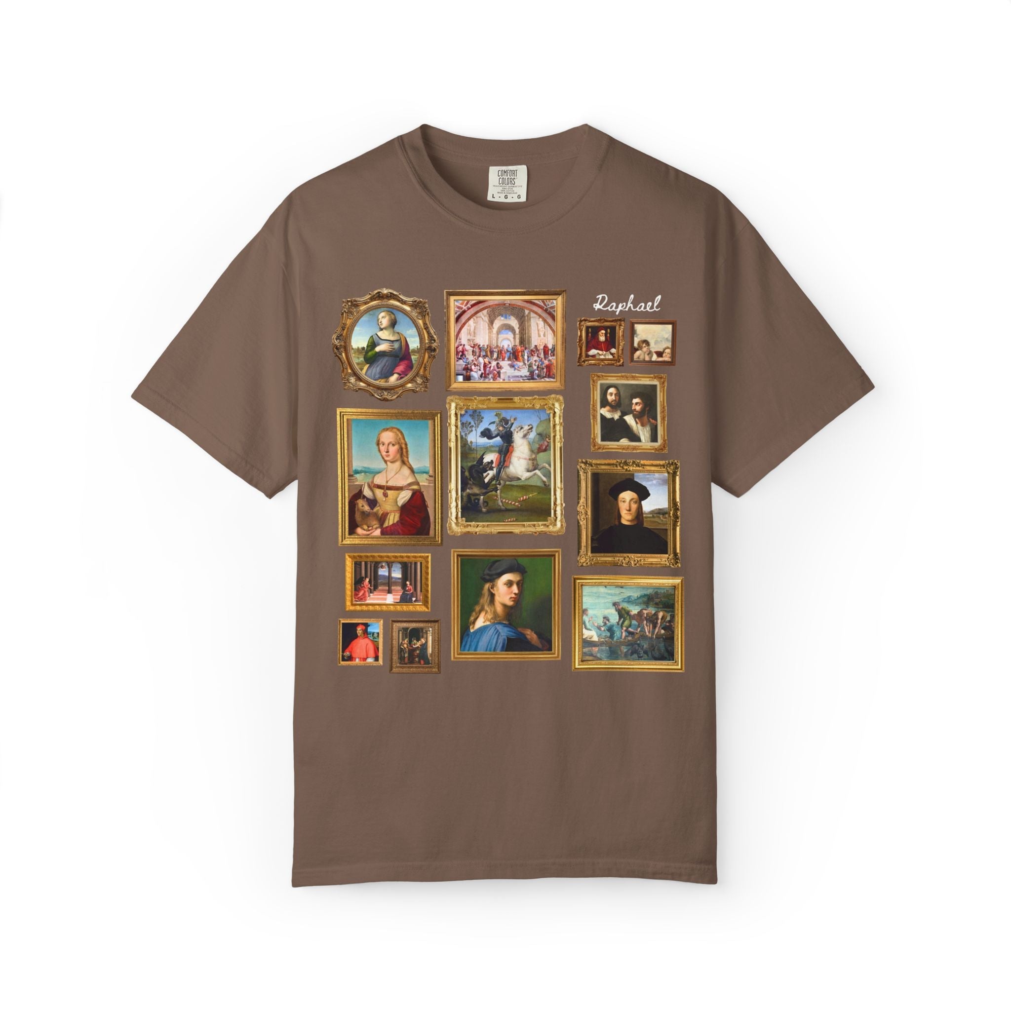 Raphael Art History Tee Shirt, Italian Art Historian Gift, High Renaissance Humanities Teacher or Humanities Major T-Shirt, 15th Century Art - Opal and June