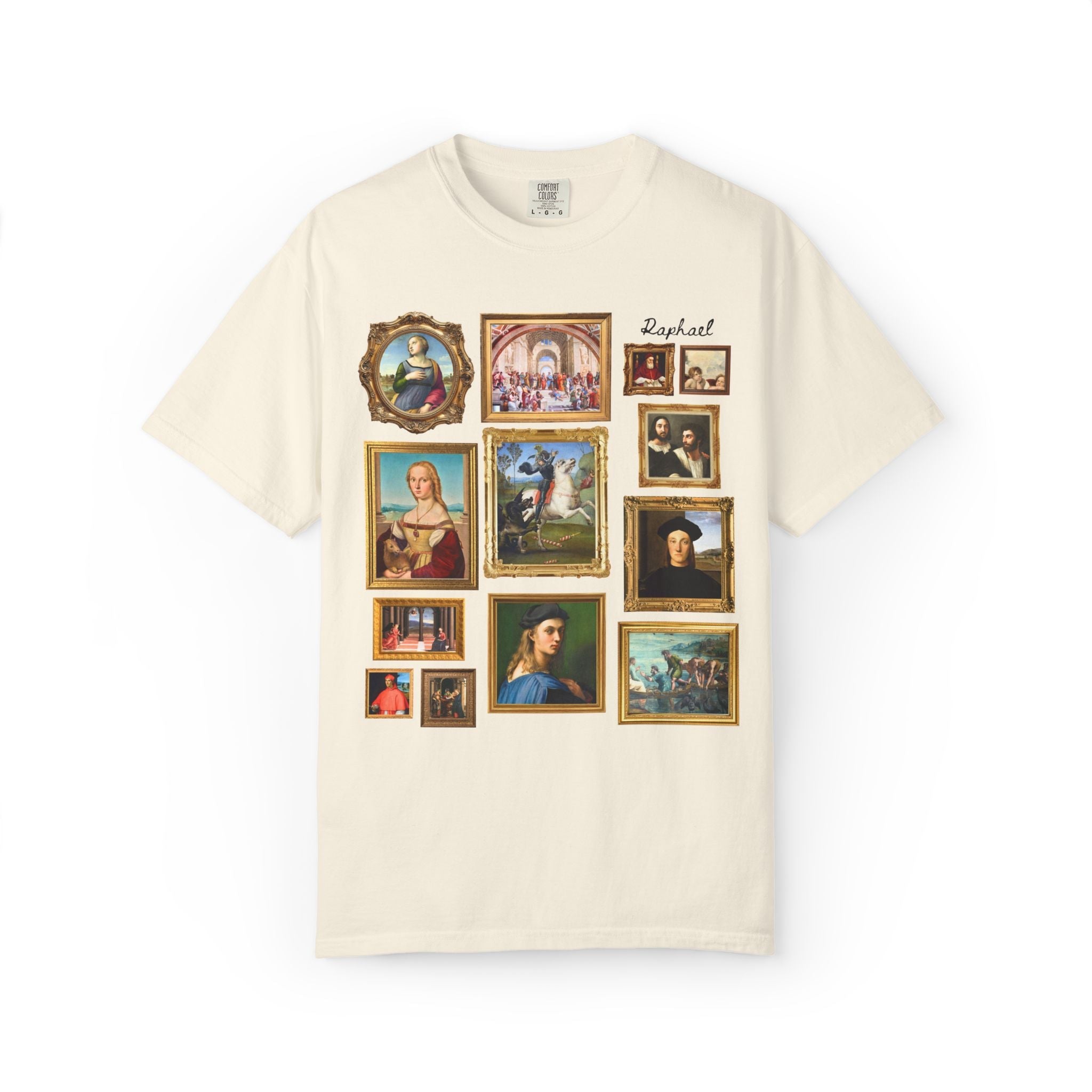 Raphael Art History Tee Shirt, Italian Art Historian Gift, High Renaissance Humanities Teacher or Humanities Major T-Shirt, 15th Century Art - Opal and June