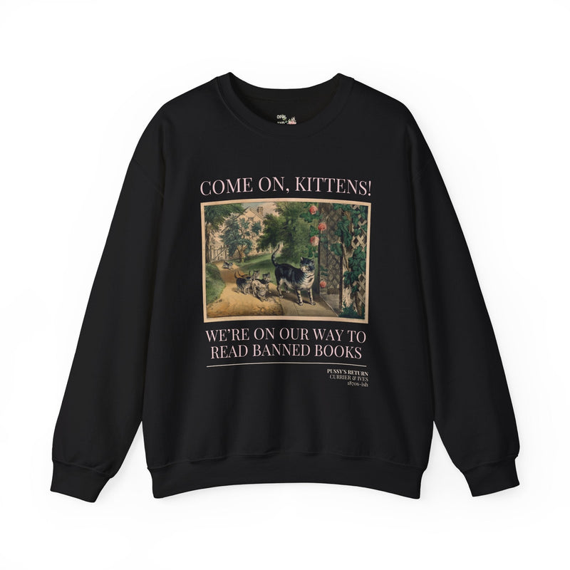 Read Banned Books Cat Lover Sweatshirt - Opal and June