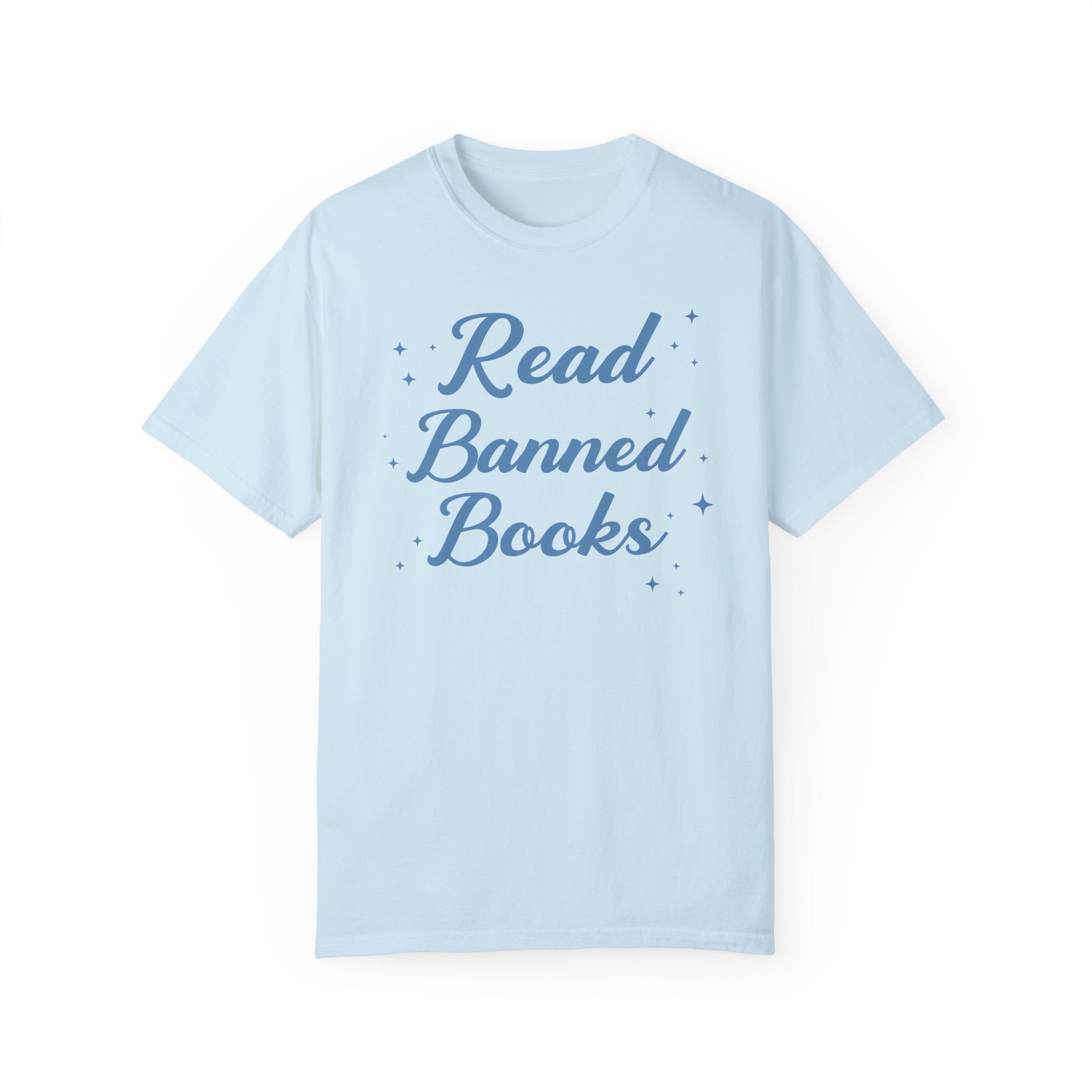 Read Banned Books Tee Shirt with Stars - Opal and June