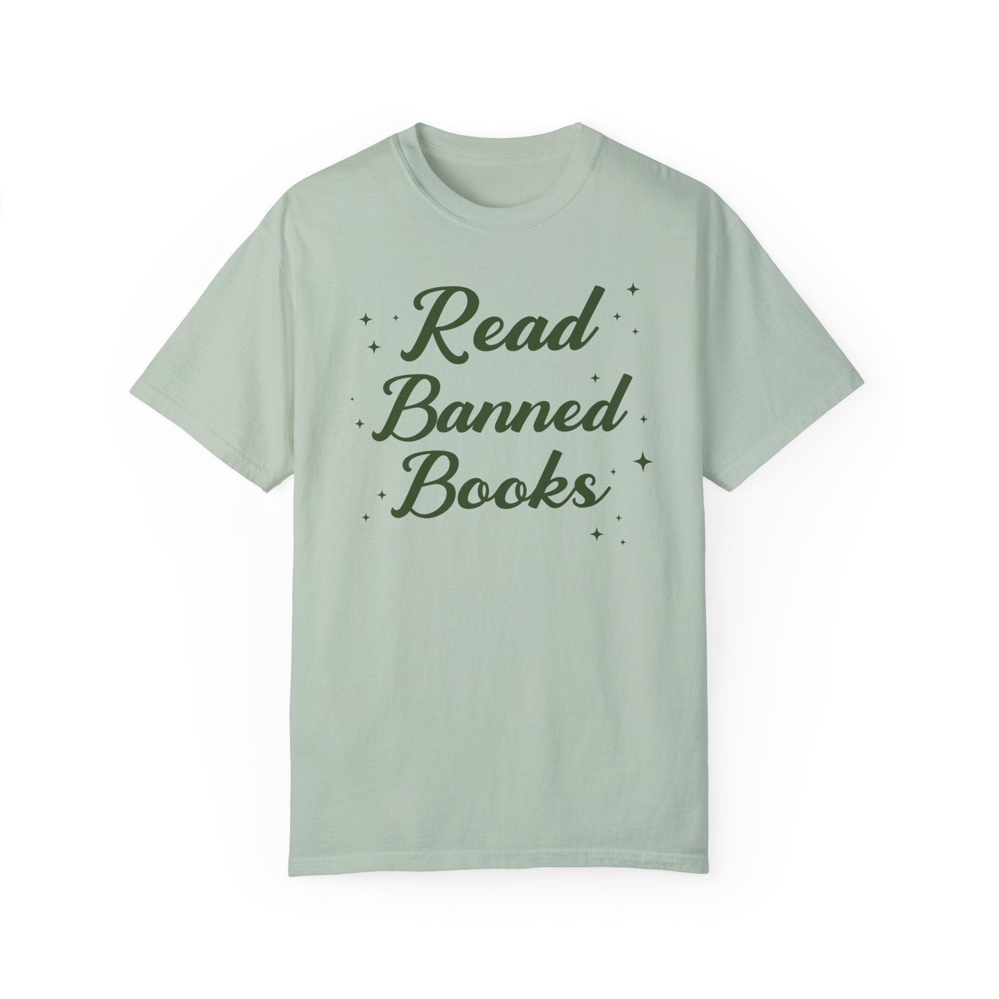 Read Banned Books Tee Shirt with Stars - Opal and June