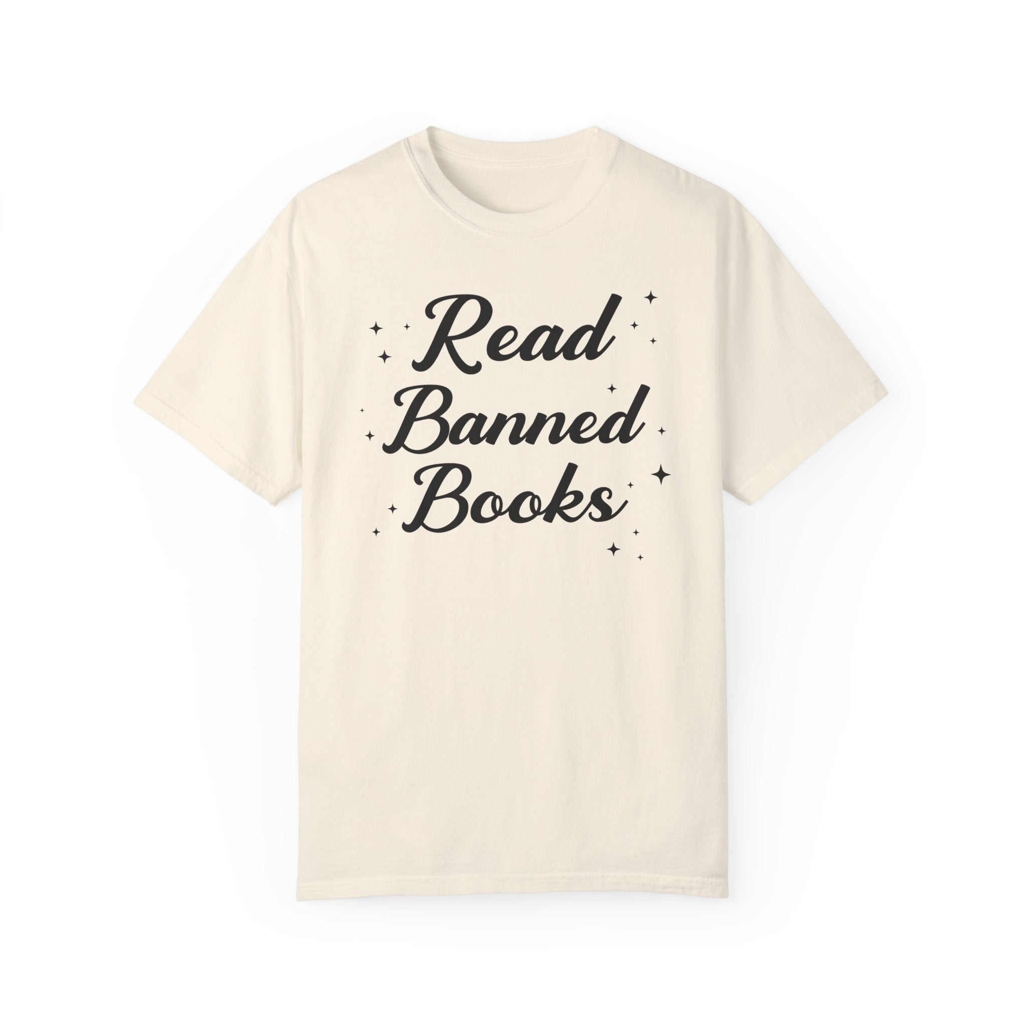 Read Banned Books Tee Shirt with Stars - Opal and June