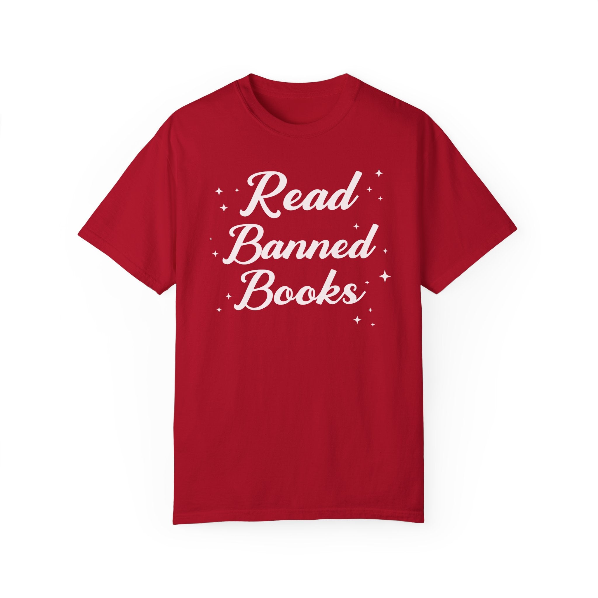 Read Banned Books Tee Shirt with Stars - Opal and June