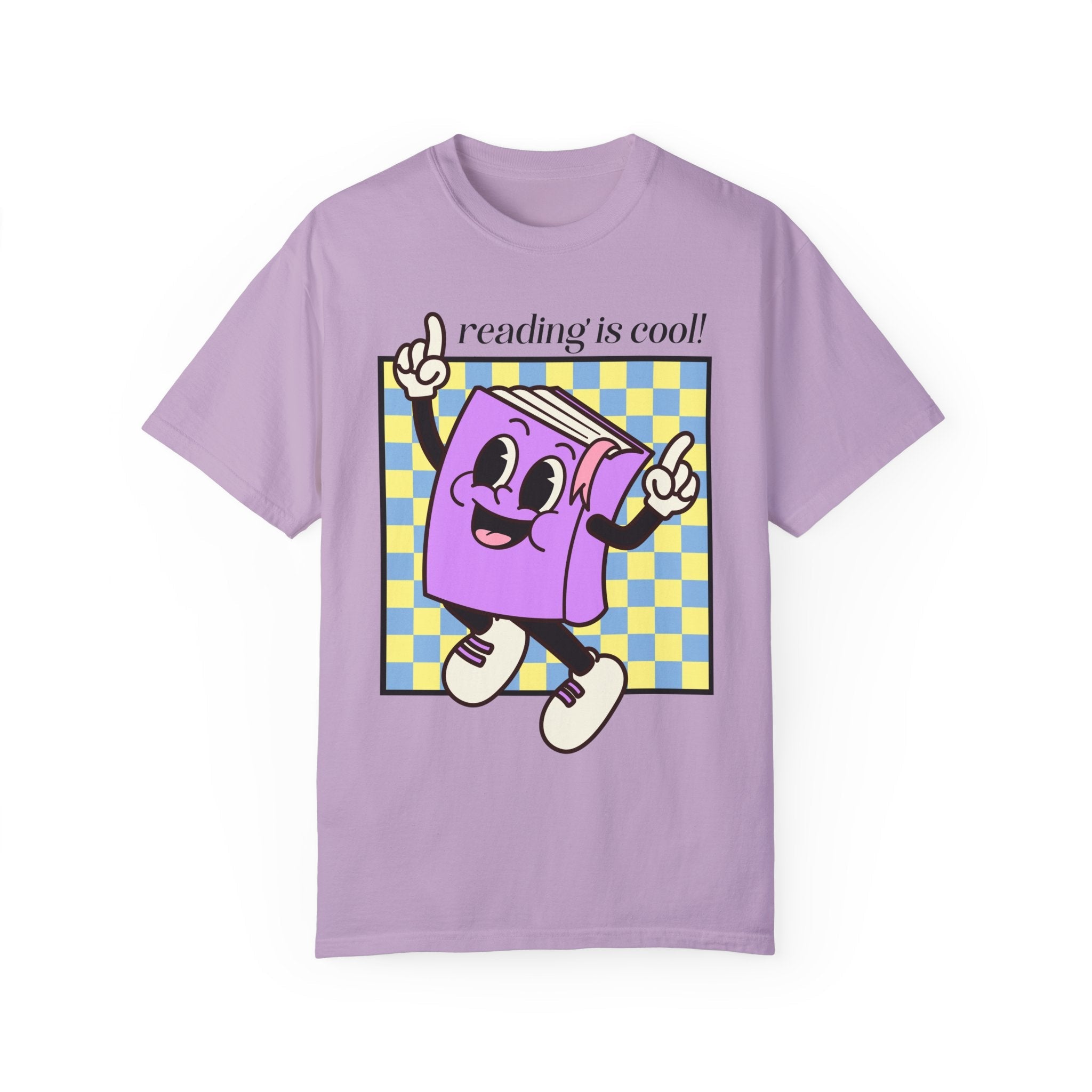 Reading Teacher or School Librarian Tee Shirt for Book Lover: Reading is Cool! Cute First Grade Teacher Shirt, Romance Reader Bookworm Gift - Opal and June