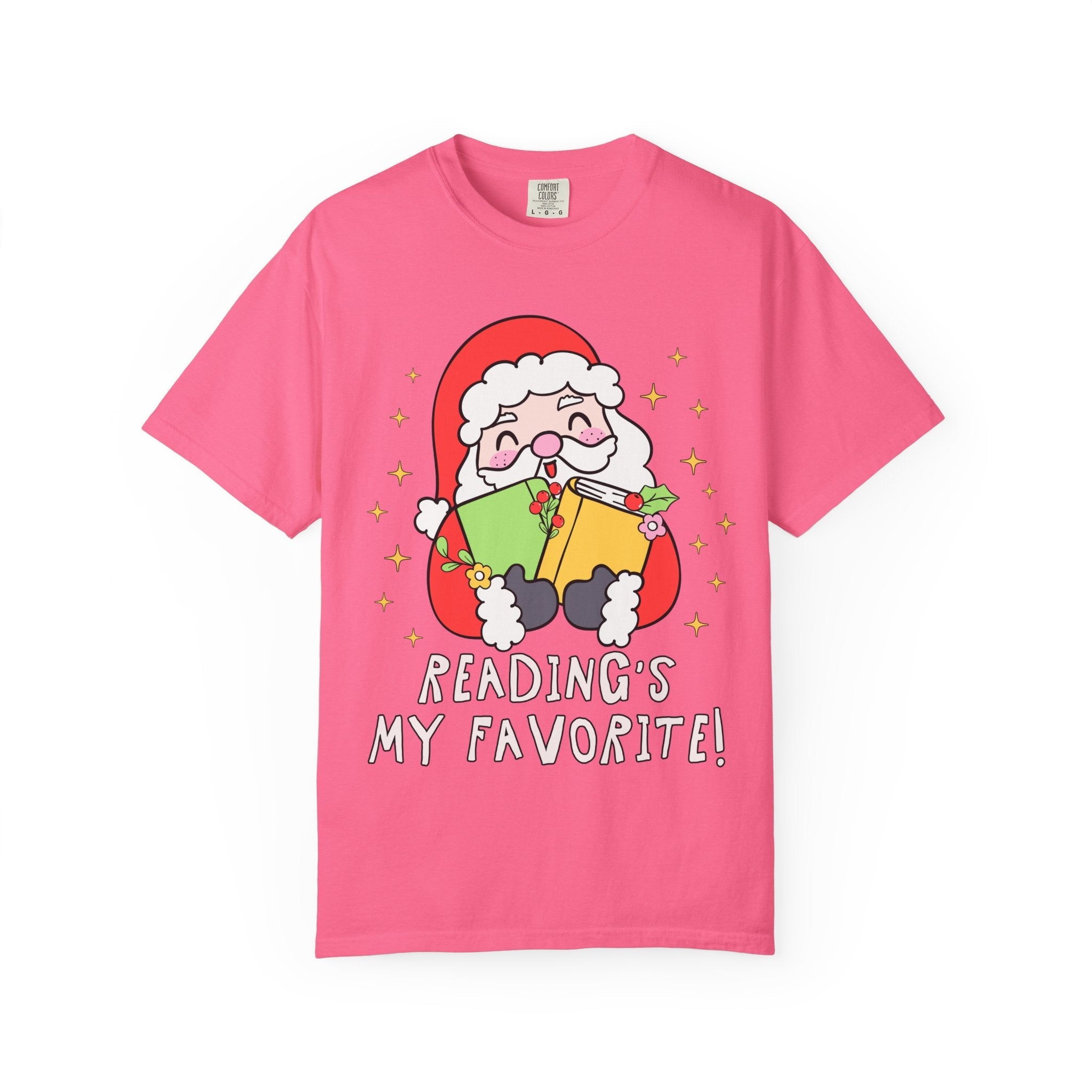 Reading's My Favorite Santa Tee - Opal and June