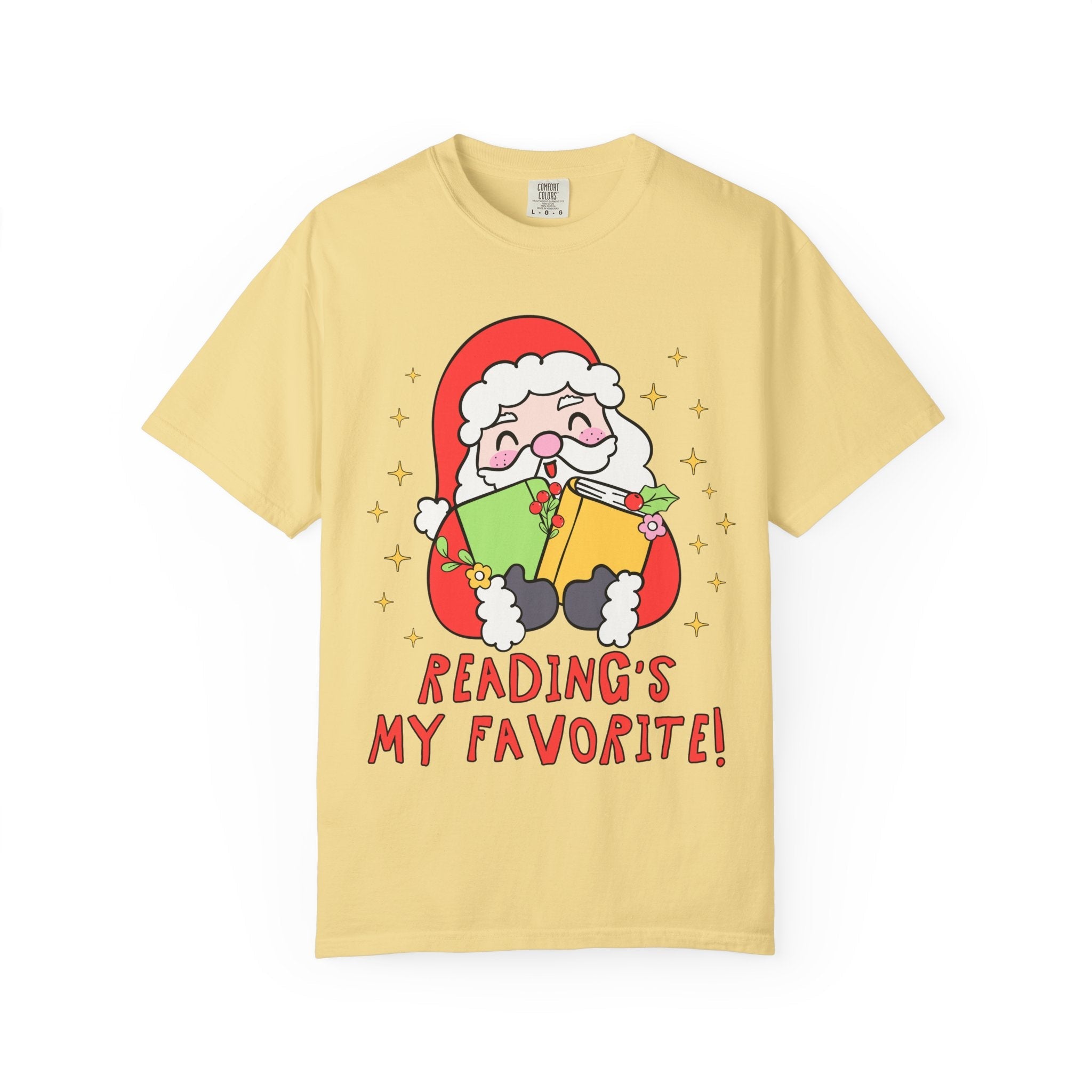 Reading's My Favorite Santa Tee - Opal and June