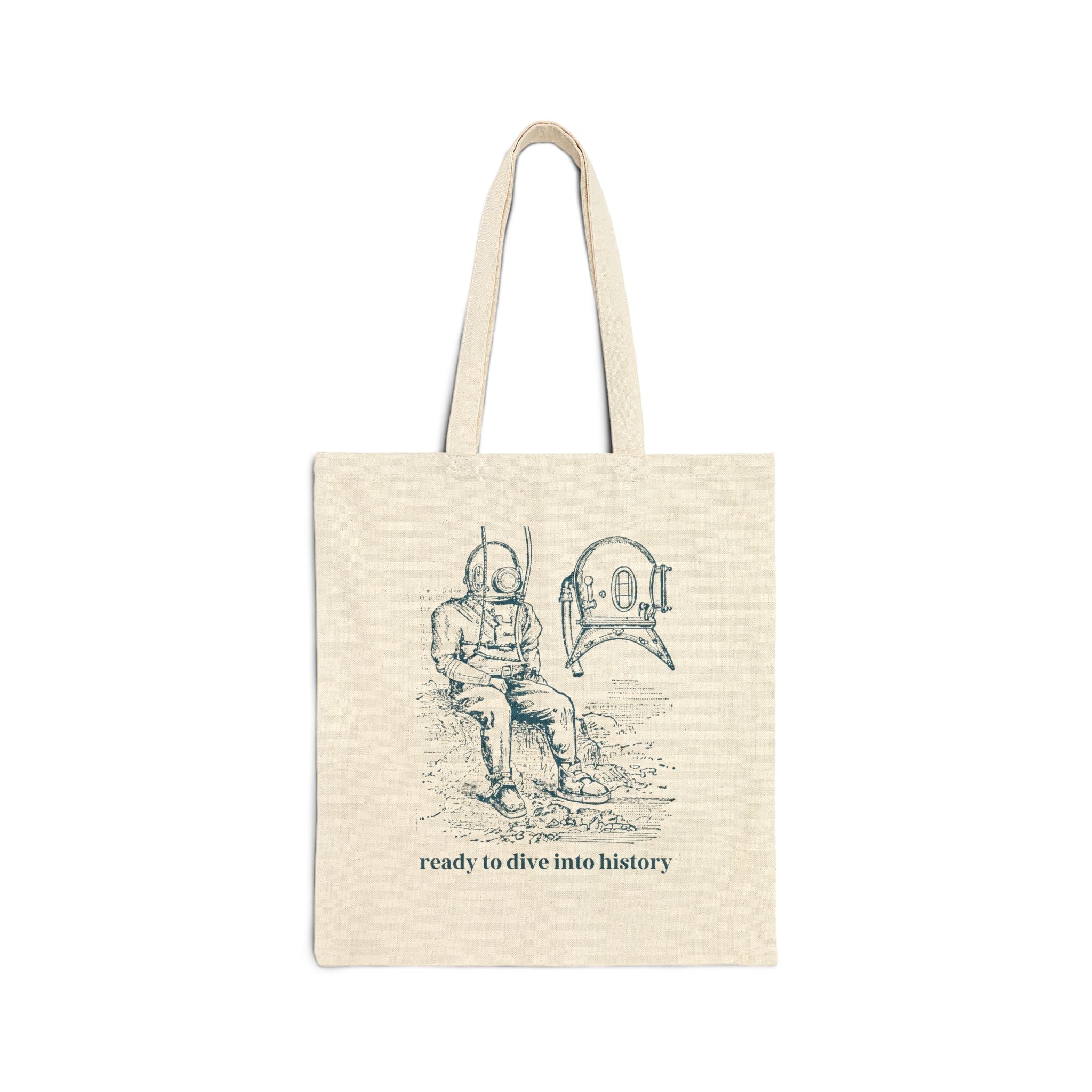 Ready to Dive into History Tote Bag - Opal and June