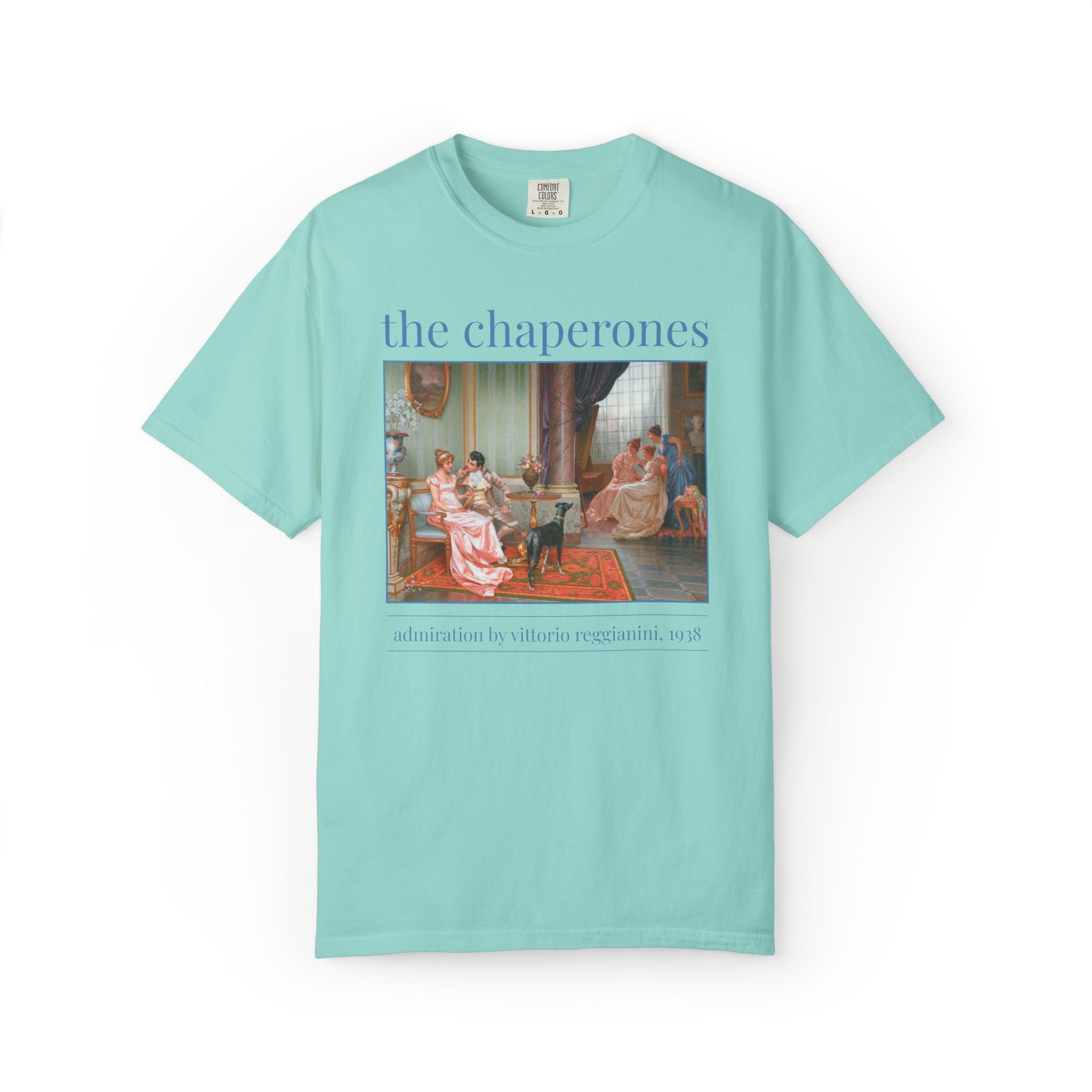 Regency Romance Bachelorette Tee Shirt for Bookworm or Historical Romance Bookish Bride, Admiration by Vittorio Reggianini Art History Tee - Opal and June