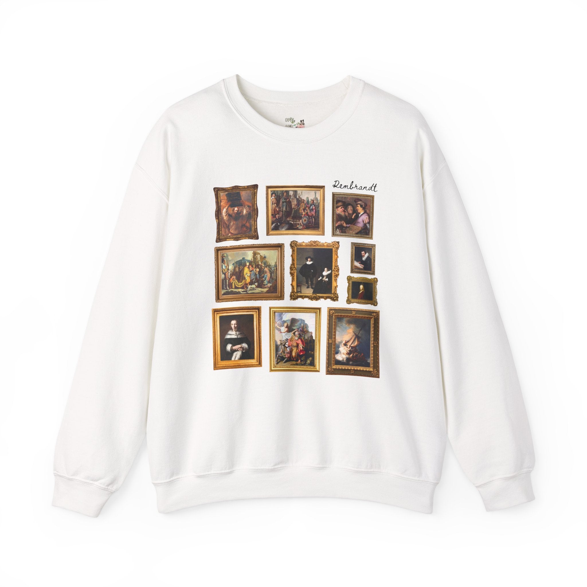 Rembrandt Art History Sweatshirt, Famous Paintings, Baroque and Dutch Golden Age Art History Shirt, High School Art Teacher, Humanites Major - Opal and June