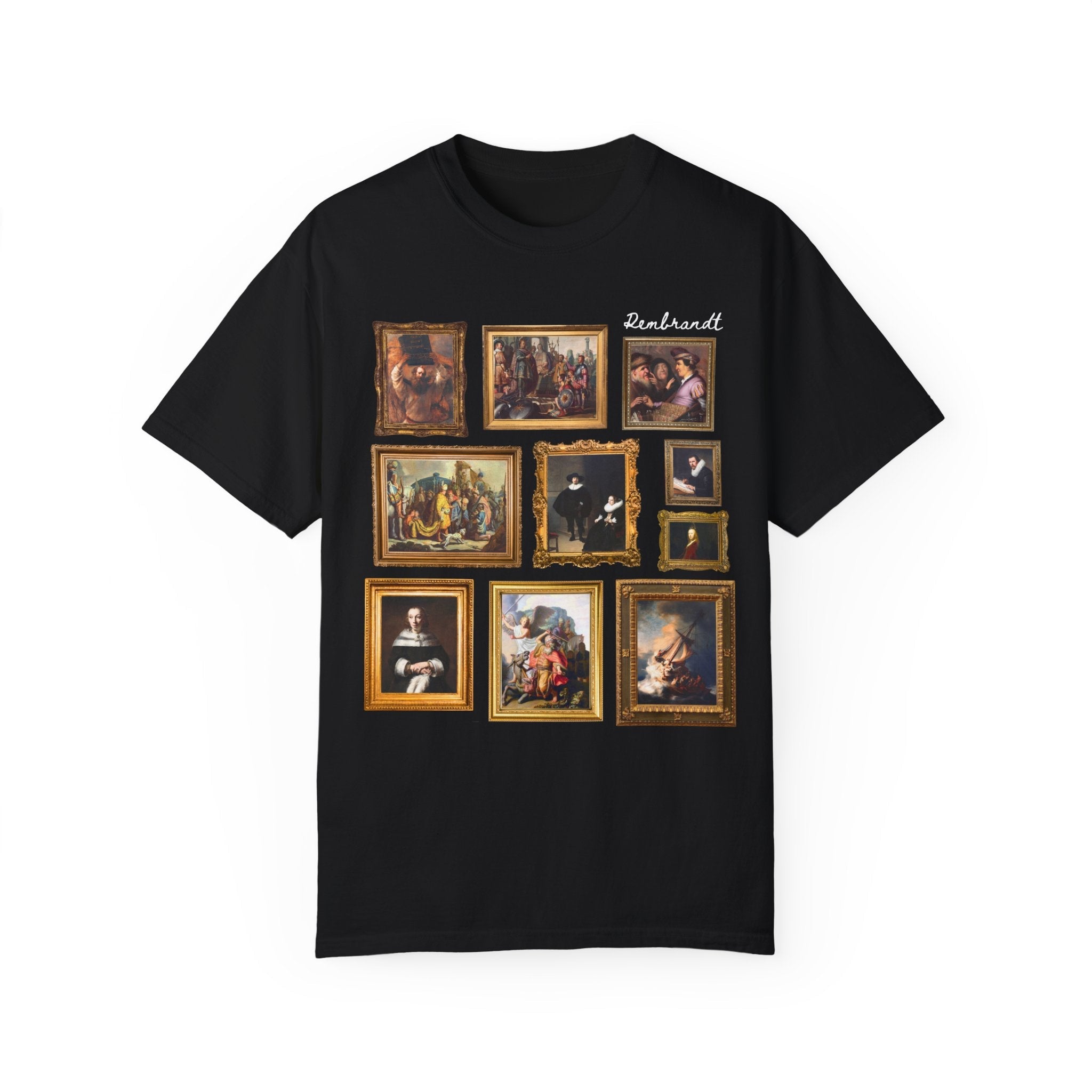 Rembrandt Art History T-Shirt, Famous Paintings, Baroque and Dutch Golden Age Art History T-Shirt, High School Art Teacher, Humanities Major - Opal and June