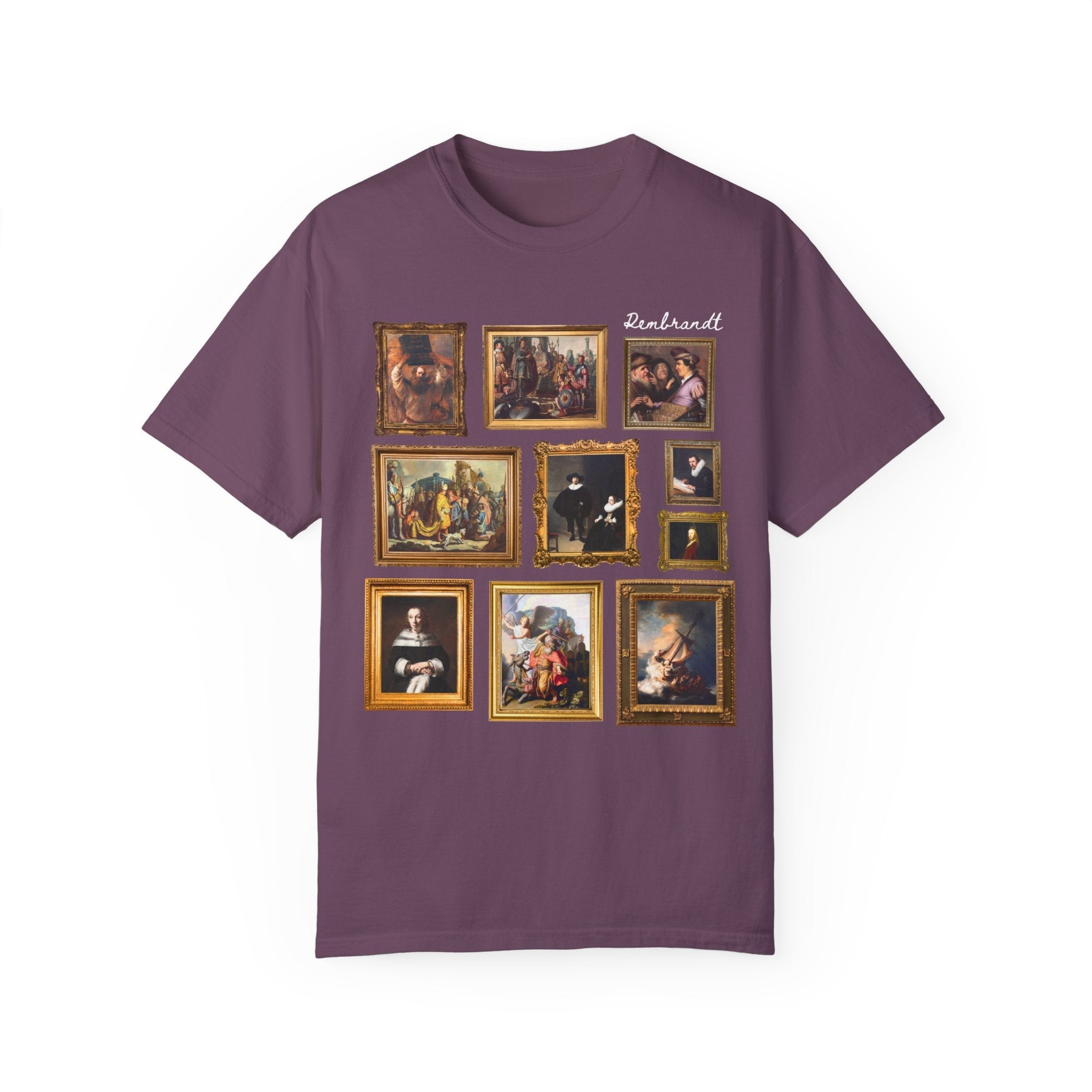 Rembrandt Art History T-Shirt, Famous Paintings, Baroque and Dutch Golden Age Art History T-Shirt, High School Art Teacher, Humanities Major - Opal and June