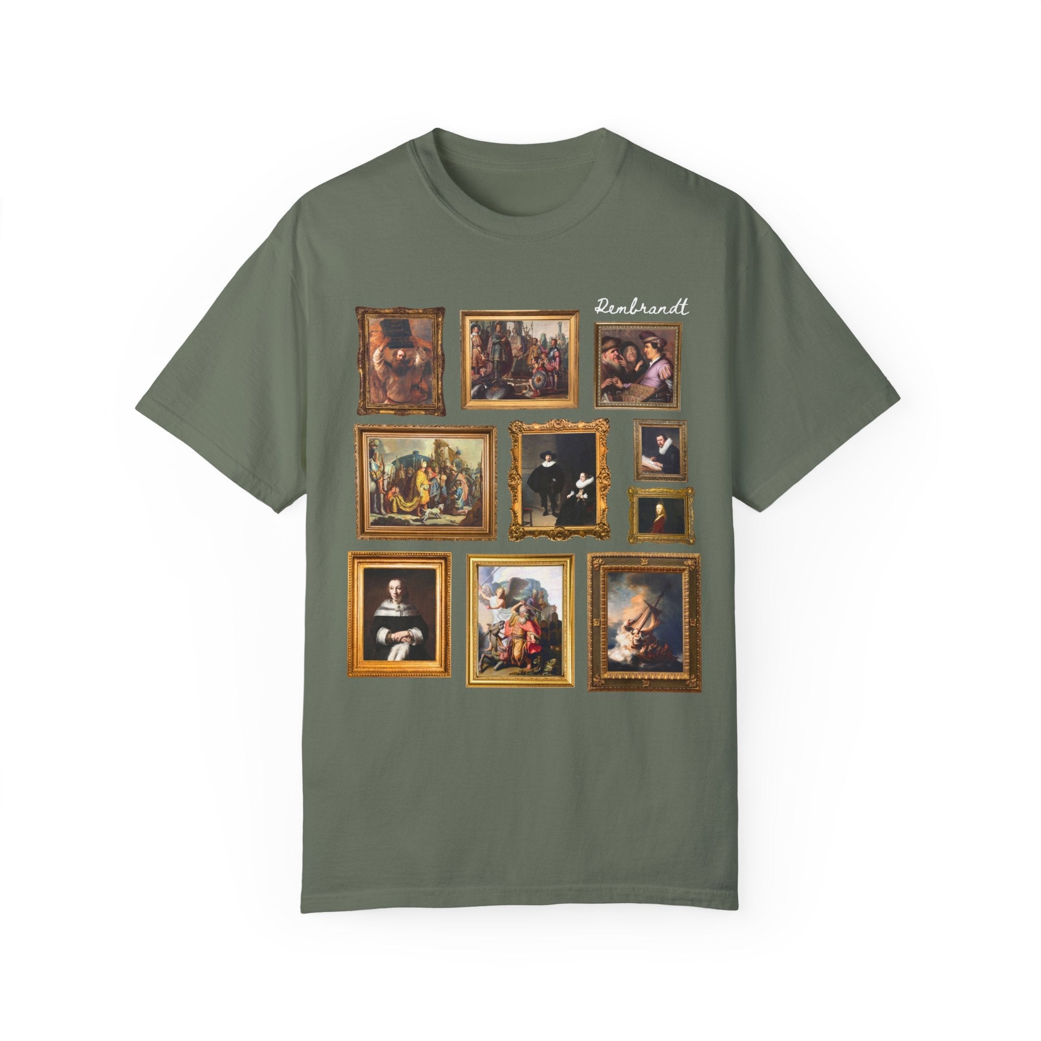 Rembrandt Art History T-Shirt, Famous Paintings, Baroque and Dutch Golden Age Art History T-Shirt, High School Art Teacher, Humanities Major - Opal and June
