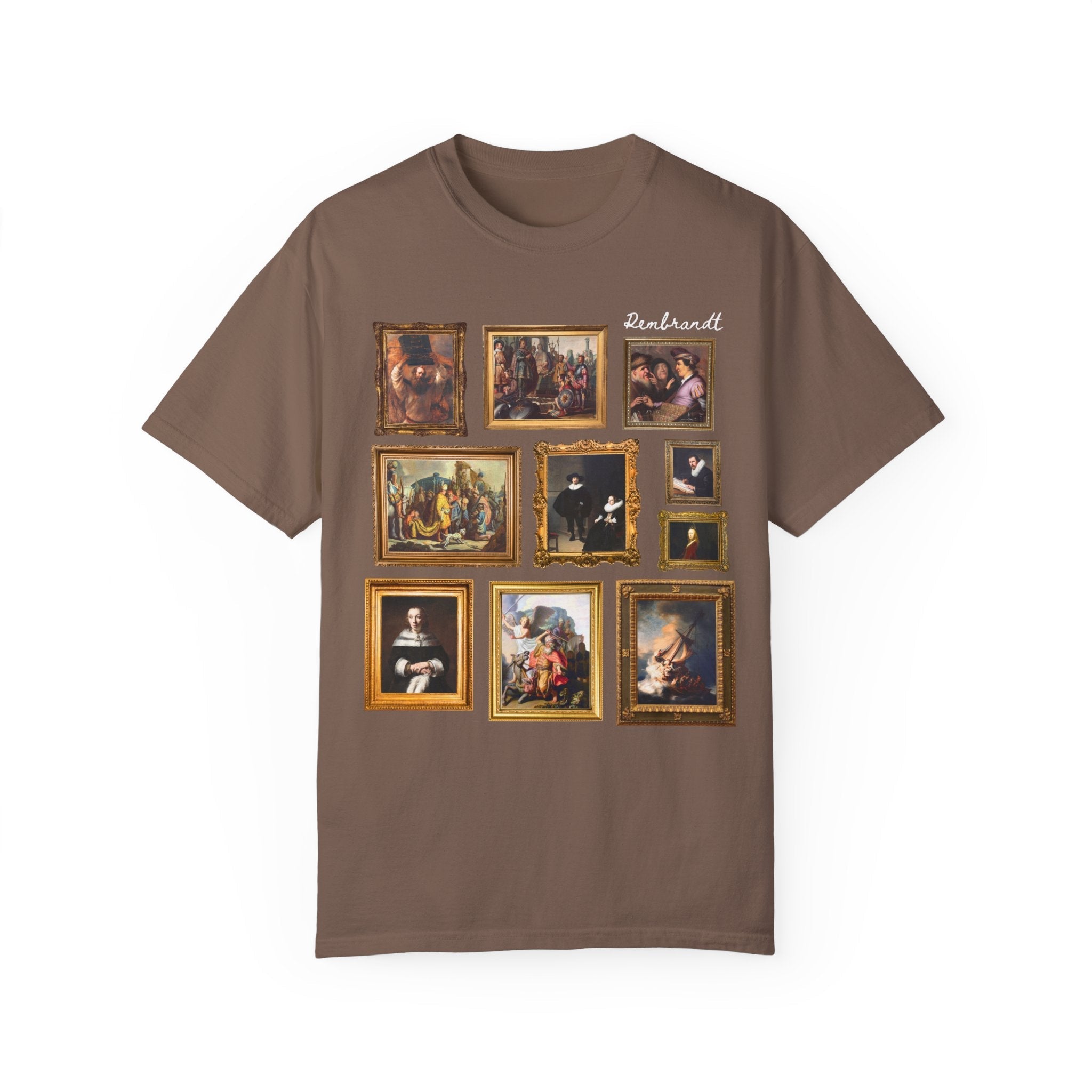 Rembrandt Art History T-Shirt, Famous Paintings, Baroque and Dutch Golden Age Art History T-Shirt, High School Art Teacher, Humanities Major - Opal and June