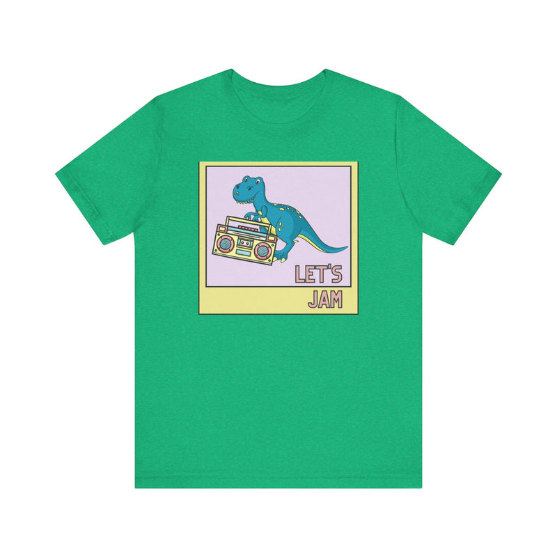 Retro Dinosaur Music T-Shirt - Opal and June