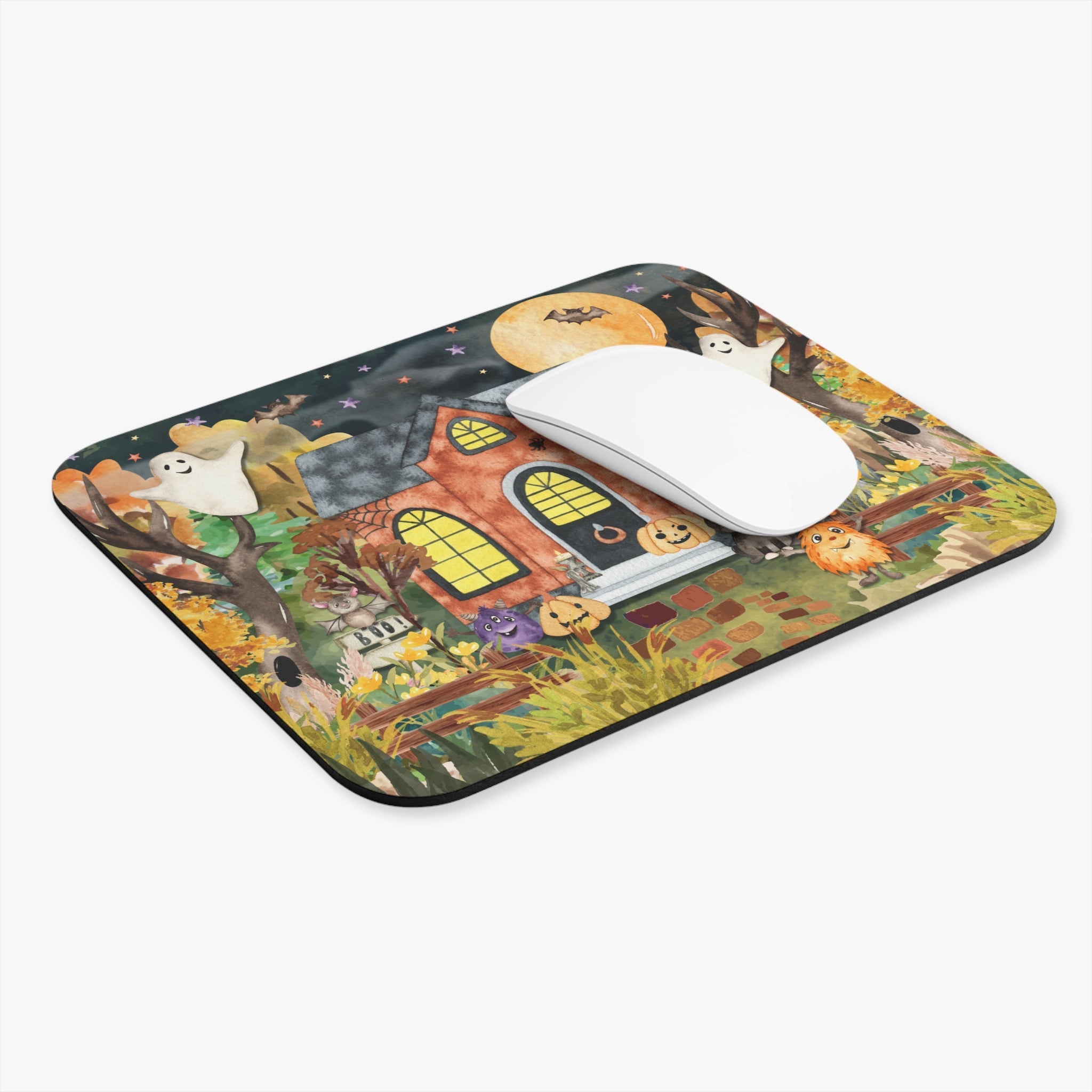 Retro Halloween Mousepad - Opal and June