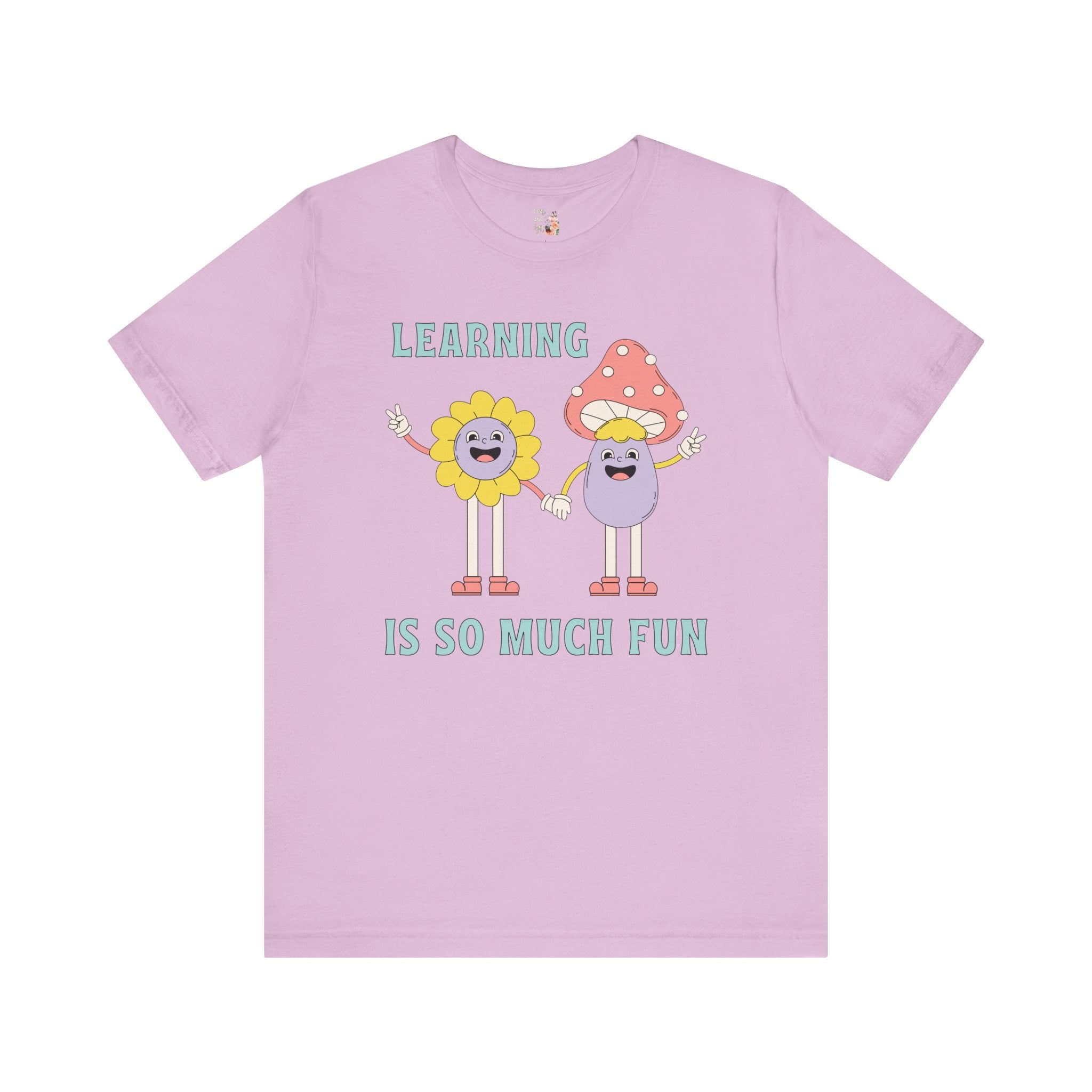 Retro Teacher Tee: Learning is So Much Fun | Teacher Appreciation Gift, Teaching Major, First Grade T-Shirt, Back to School T, Preschool - Opal and June