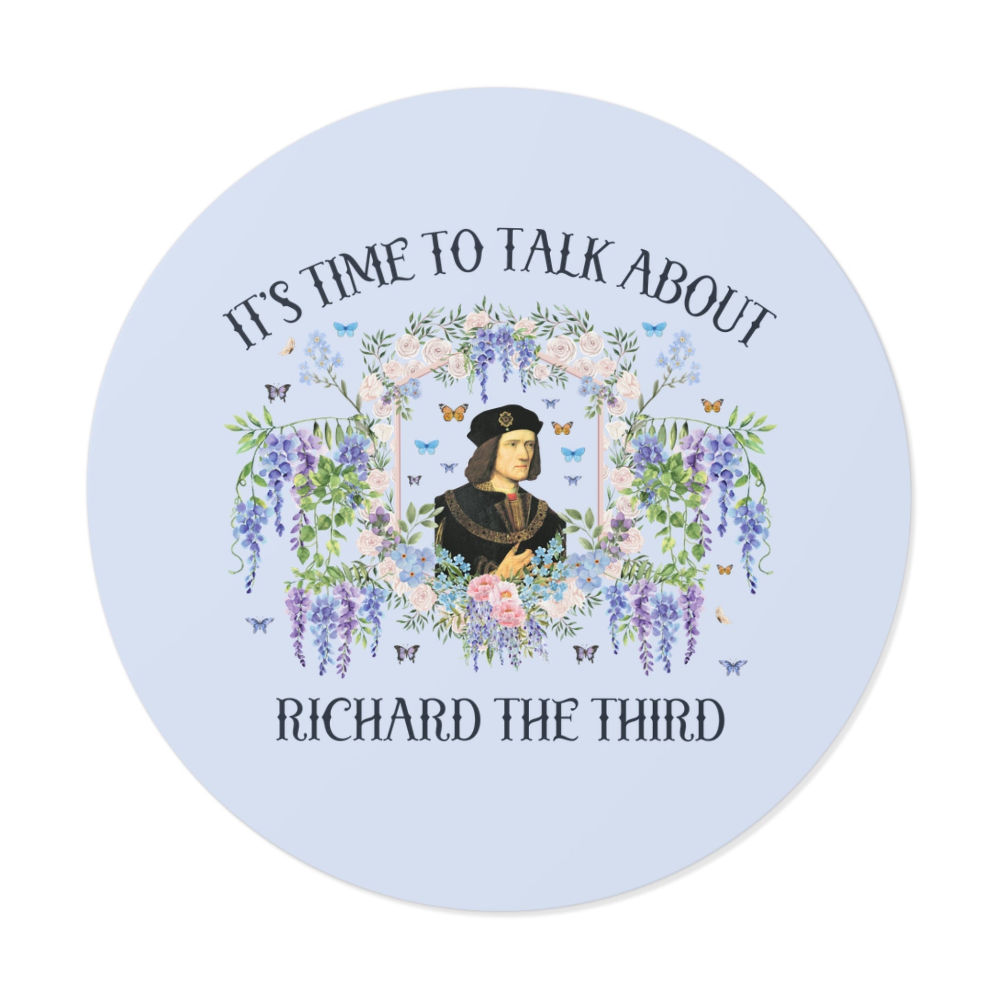 Richard the Third English History Buff Sticker, Funny Royal History Famous Kings Decal for Social Studies Teacher, 1400s English Historian - Opal and June