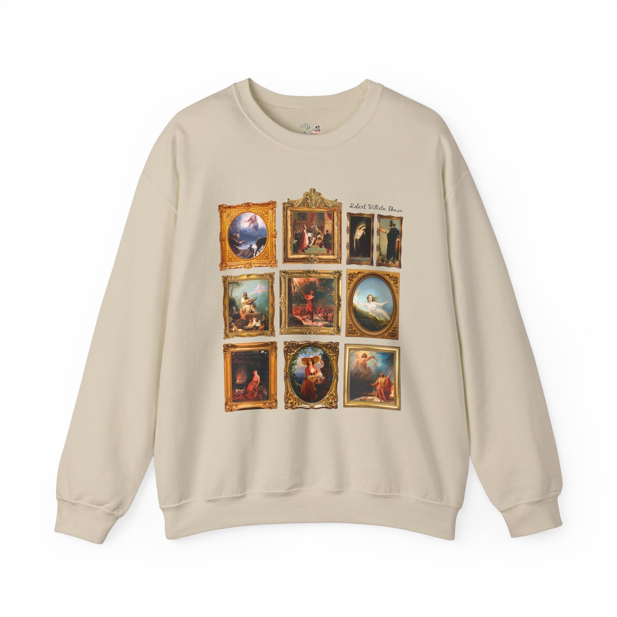 Robert Wilhelm Ekman Art History Sweatshirt: Famous Paintings, Finnish Romantic Art Movement, Humanities Major, Swedish History Lover Gift - Opal and June