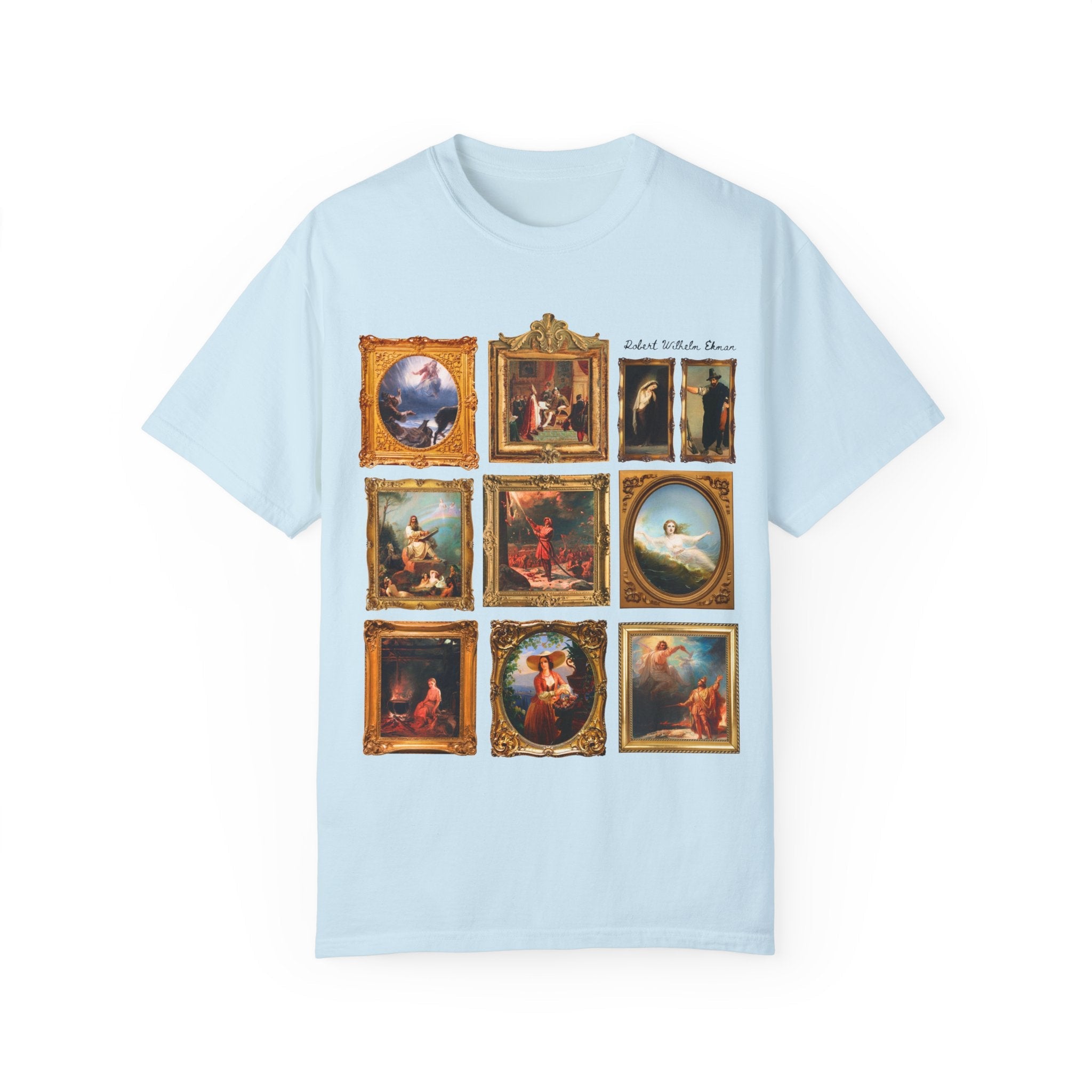 Robert Wilhelm Ekman Art History Tee Shirt: Famous Paintings, Finnish Romantic Art Movement, Humanities Major, Swedish History Lover Gift - Opal and June