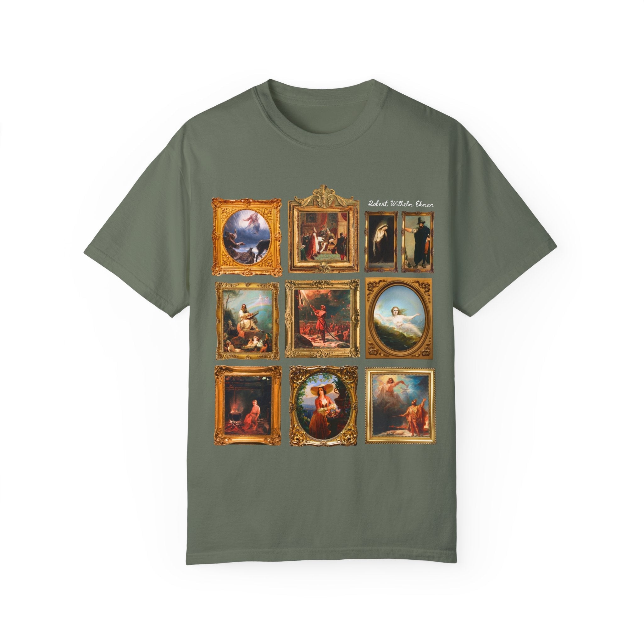 Robert Wilhelm Ekman Art History Tee Shirt: Famous Paintings, Finnish Romantic Art Movement, Humanities Major, Swedish History Lover Gift - Opal and June