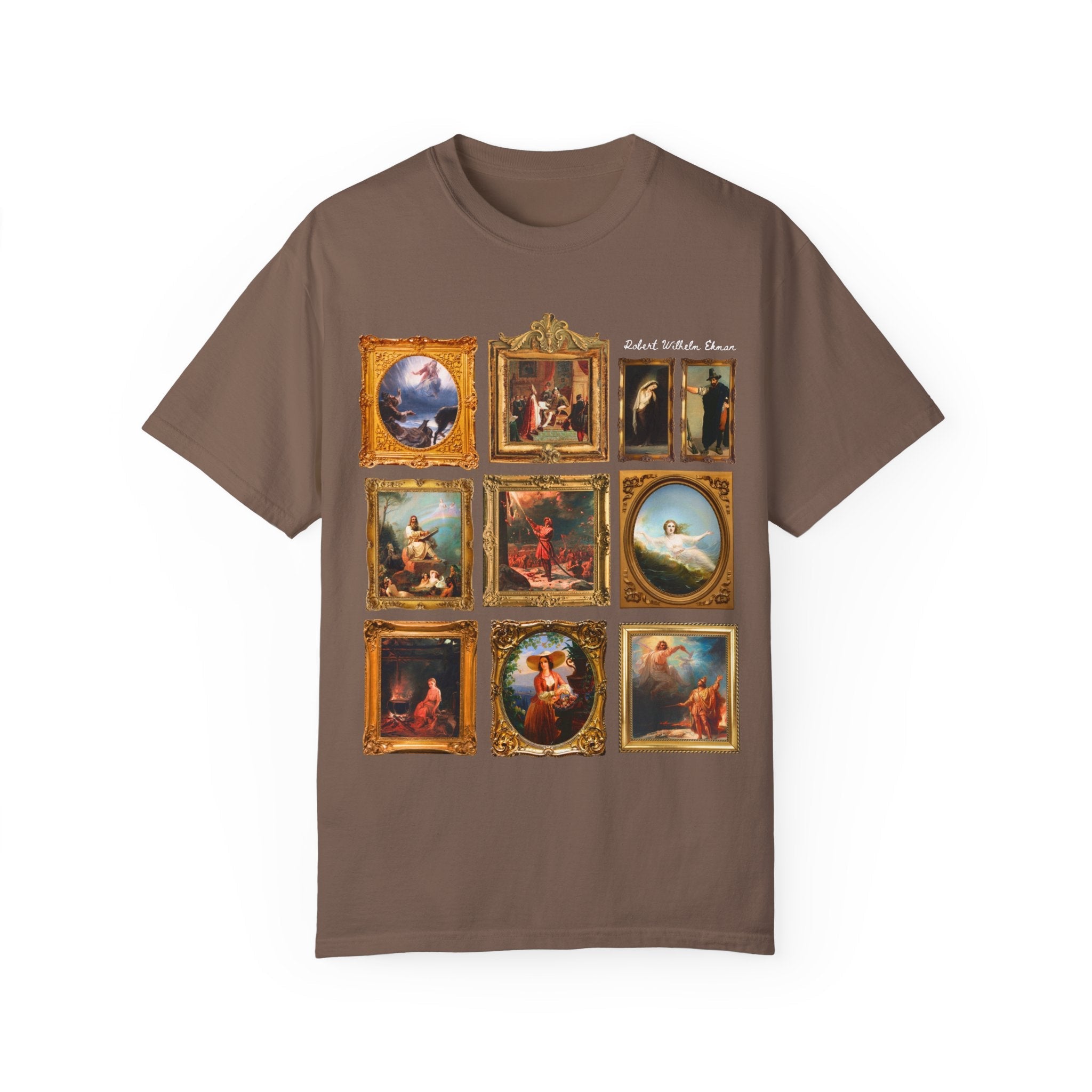 Robert Wilhelm Ekman Art History Tee Shirt: Famous Paintings, Finnish Romantic Art Movement, Humanities Major, Swedish History Lover Gift - Opal and June