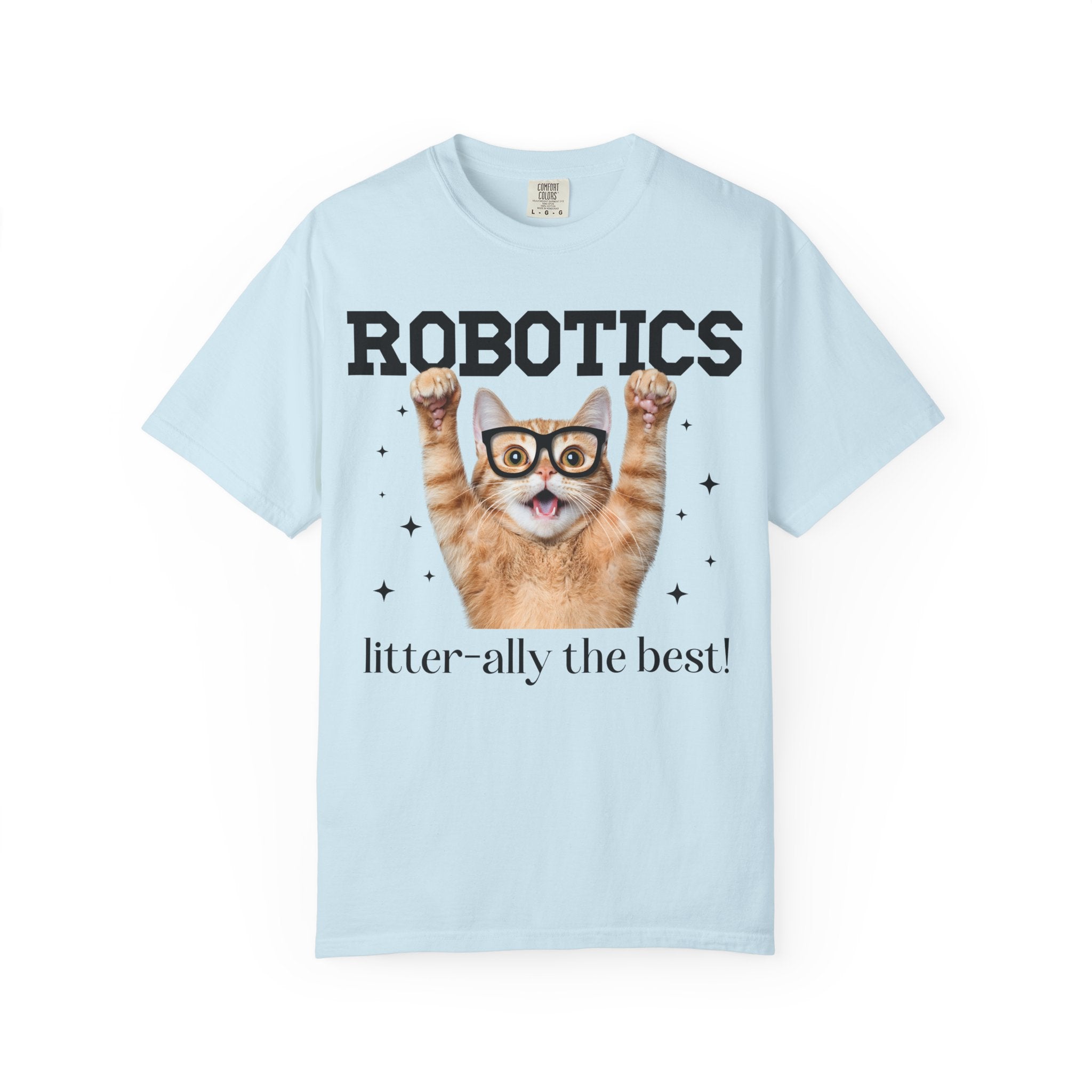 Robotics Teacher T-Shirt for Cat Lover, Funny Saying Science Teacher or Engineering Major Gift, Teacher Appreciation Cat Mom or Cat Dad Tee - Opal and June