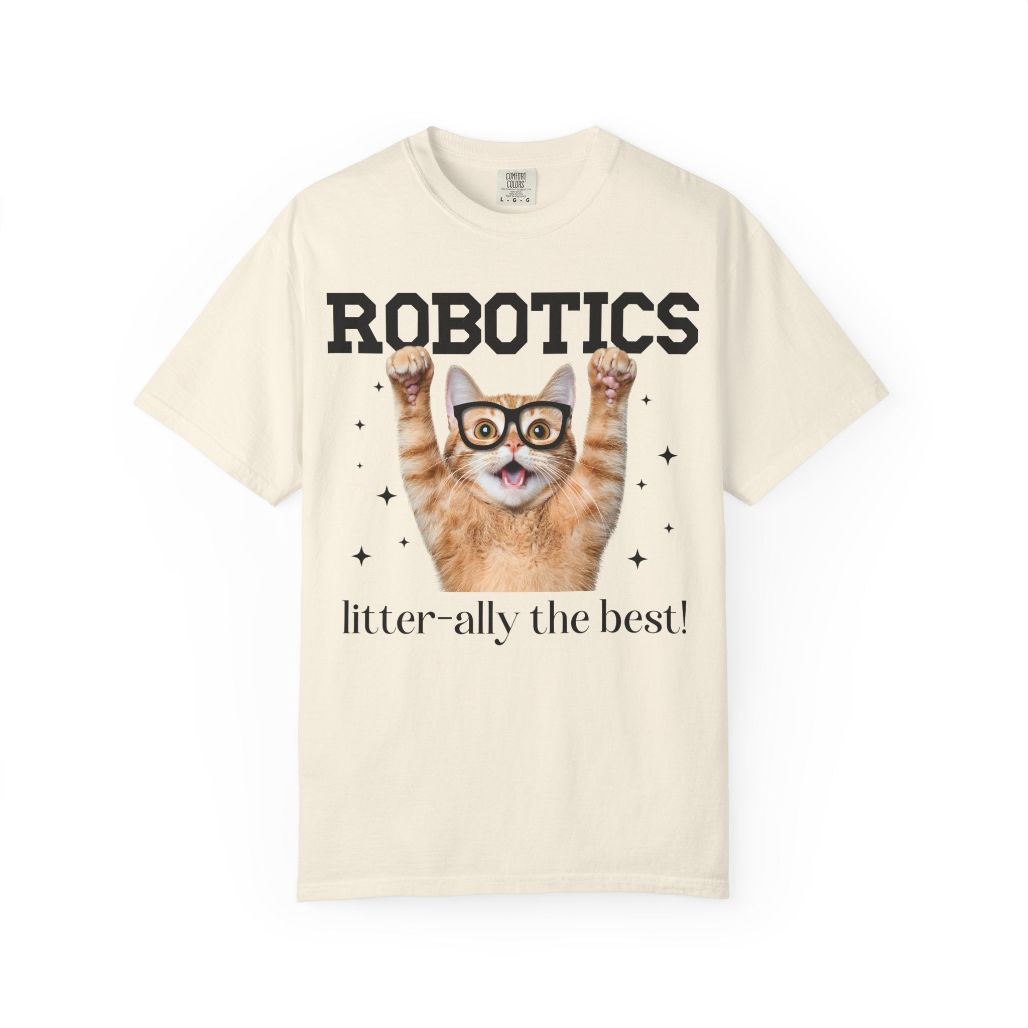 Robotics Teacher T-Shirt for Cat Lover, Funny Saying Science Teacher or Engineering Major Gift, Teacher Appreciation Cat Mom or Cat Dad Tee - Opal and June