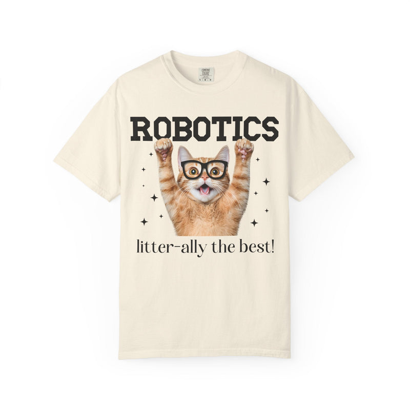 Robotics Teacher T-Shirt for Cat Lover, Funny Saying Science Teacher or Engineering Major Gift, Teacher Appreciation Cat Mom or Cat Dad Tee - Opal and June