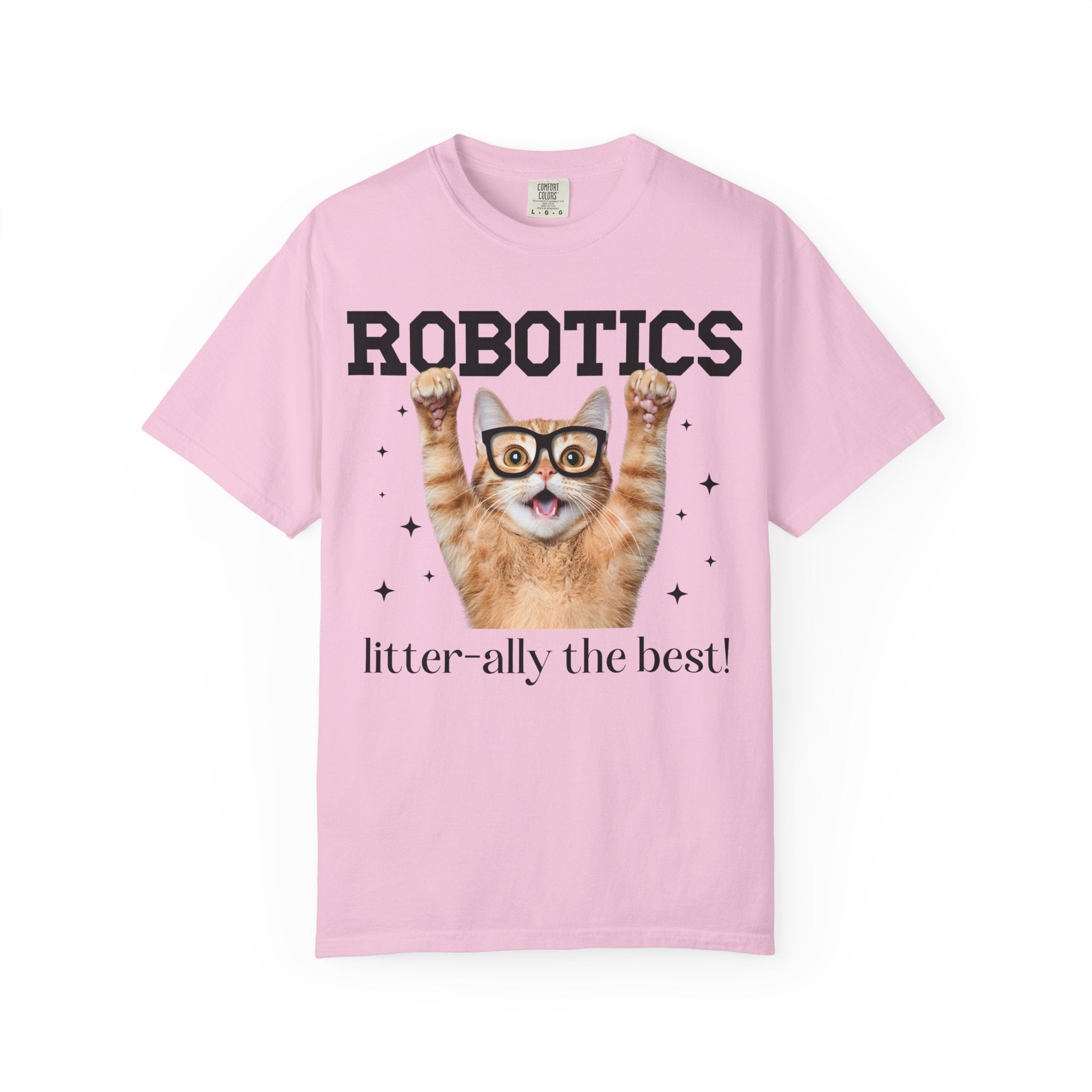 Robotics Teacher T-Shirt for Cat Lover, Funny Saying Science Teacher or Engineering Major Gift, Teacher Appreciation Cat Mom or Cat Dad Tee - Opal and June