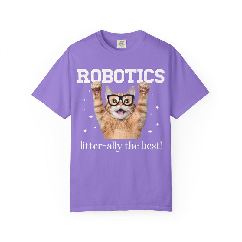 Robotics Teacher T-Shirt for Cat Lover, Funny Saying Science Teacher or Engineering Major Gift, Teacher Appreciation Cat Mom or Cat Dad Tee - Opal and June
