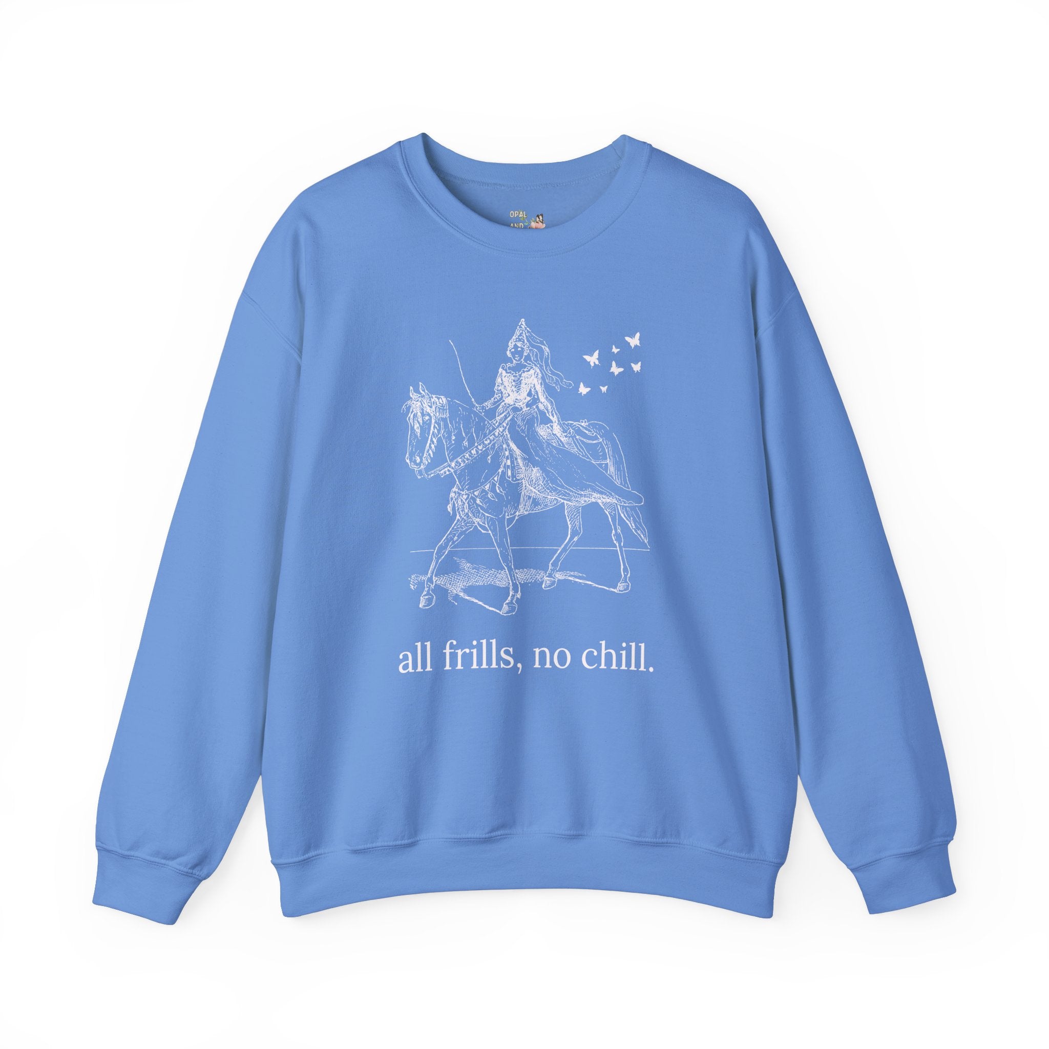 Rococo Vibes Sweatshirt: All Frills No Chill - Opal and June