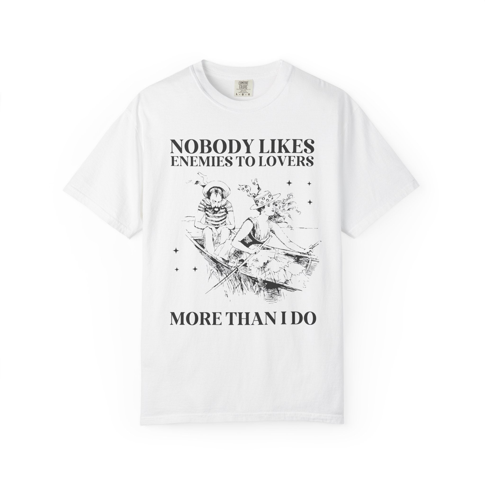 Romance Reader Enemies to Lovers Romance Trope T-Shirt, Funny Saying Bookworm Tee Shirt for Historical Romance Reader, Book Lover Gift - Opal and June