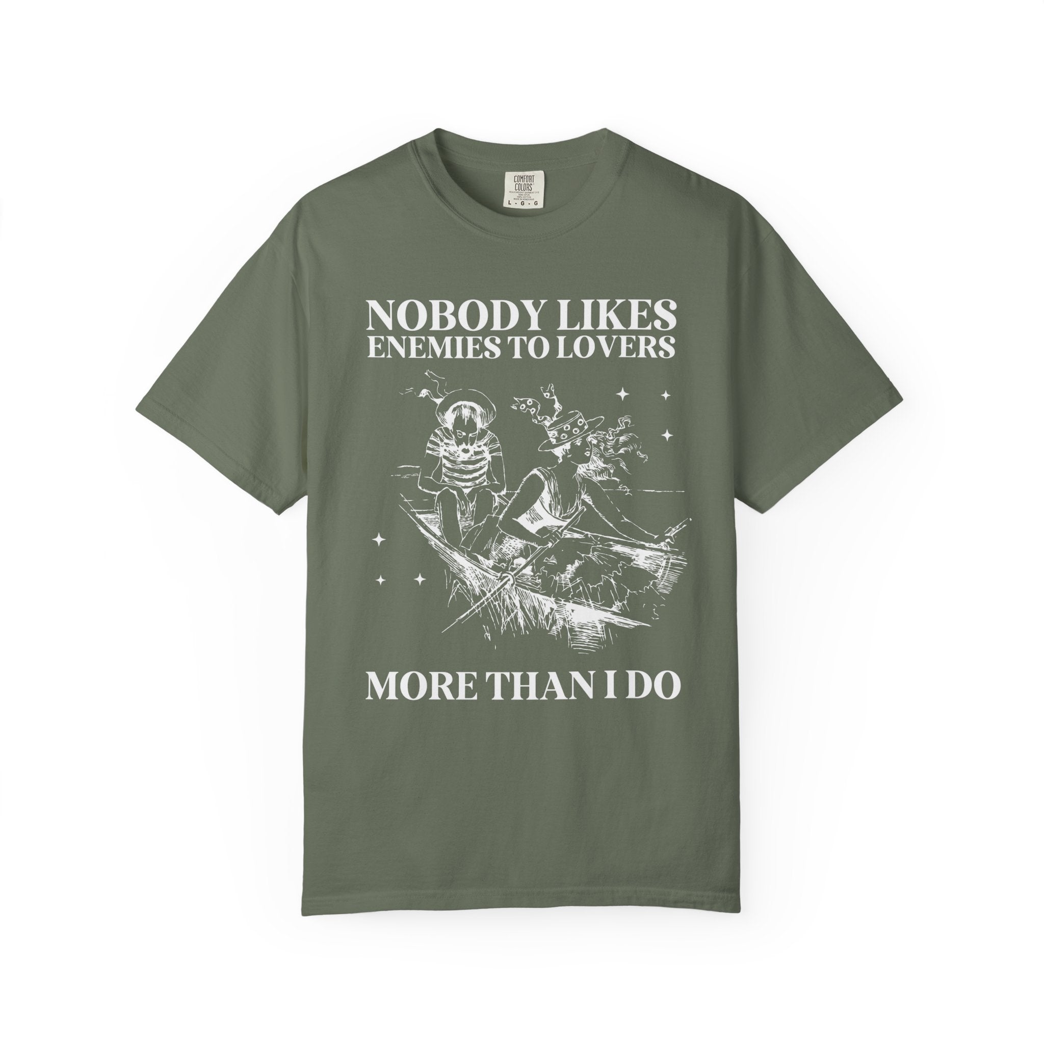 Romance Reader Enemies to Lovers Romance Trope T-Shirt, Funny Saying Bookworm Tee Shirt for Historical Romance Reader, Book Lover Gift - Opal and June